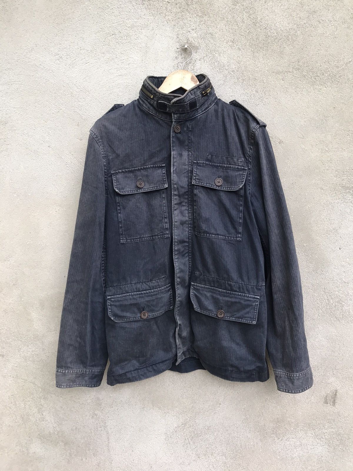 Japanese Brand R. NEWBOLD INDIGO WORKWEAR JACKET Size US L / EU 52-54 / 3 - 2 Thumbnail