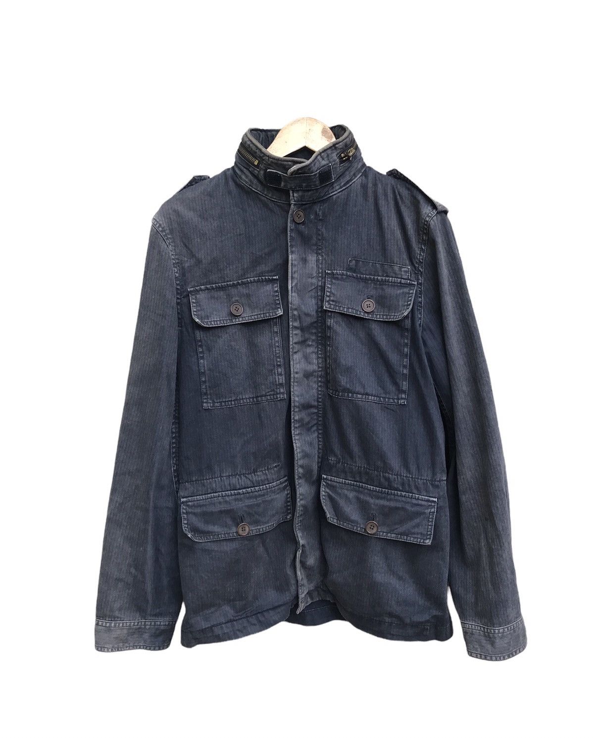 R. NEWBOLD INDIGO WORKWEAR JACKET