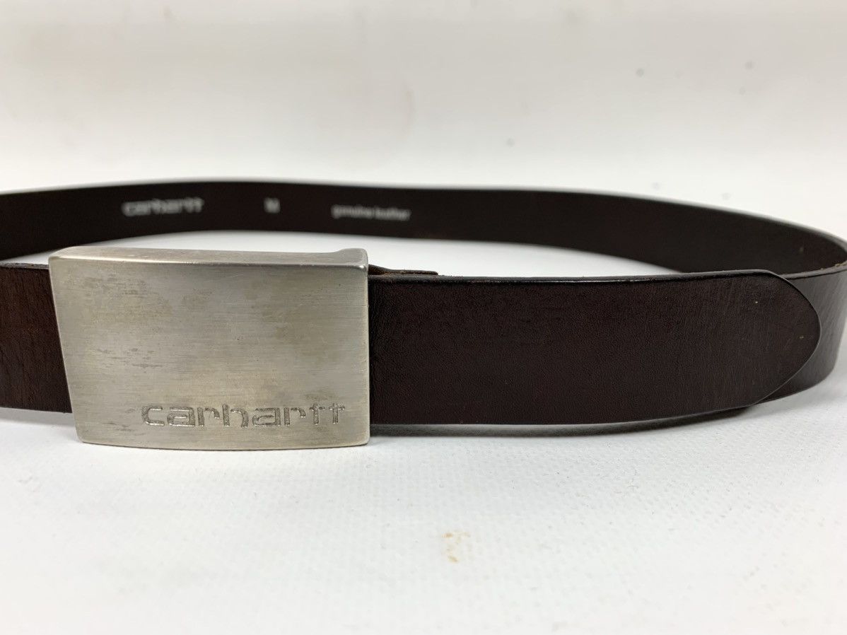 Carhartt Vintage Carhartt Genuine Leather Brown Belt Size ONE SIZE - 5 Thumbnail