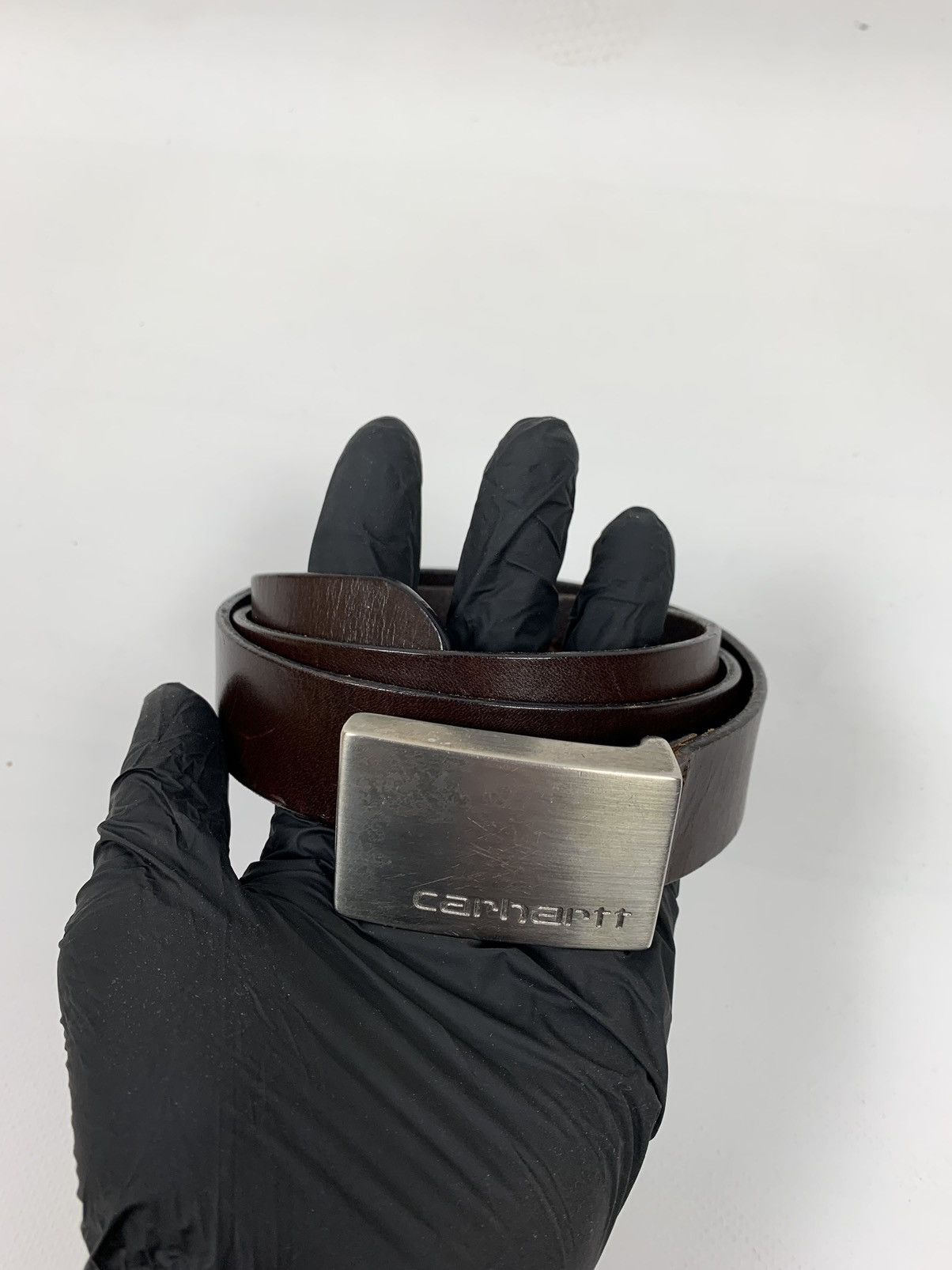 Carhartt Vintage Carhartt Genuine Leather Brown Belt Size ONE SIZE - 1 Thumbnail