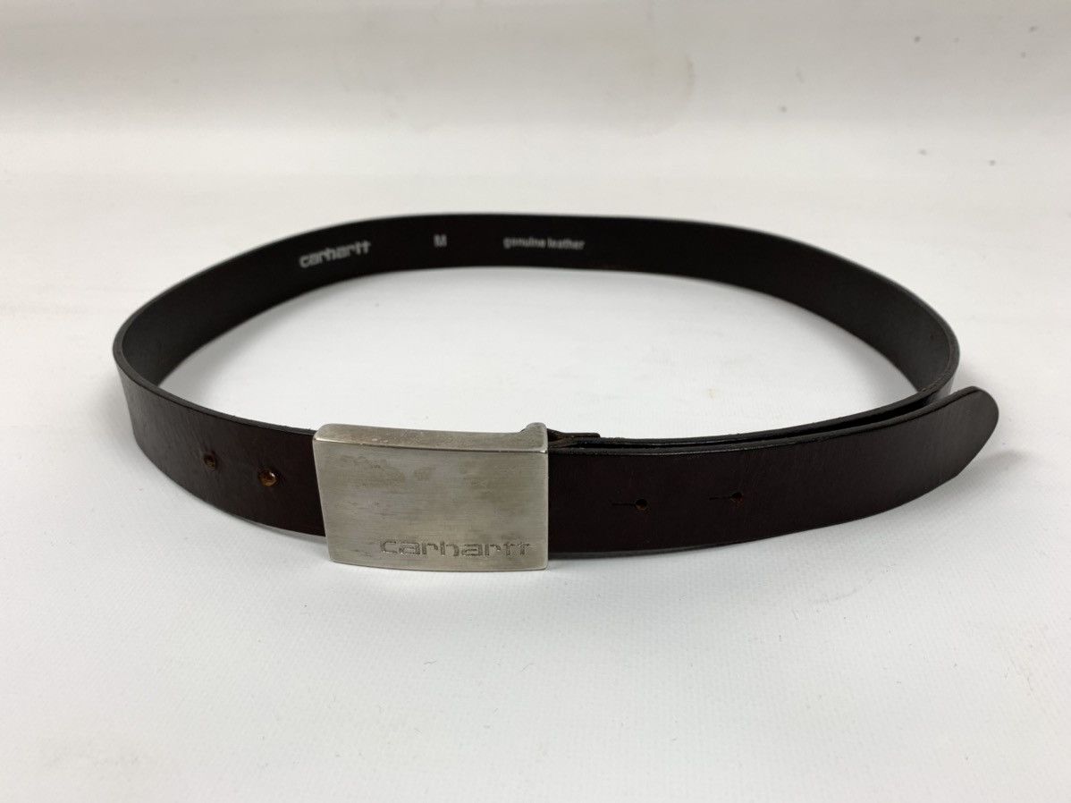 Carhartt Vintage Carhartt Genuine Leather Brown Belt Size ONE SIZE - 6 Thumbnail