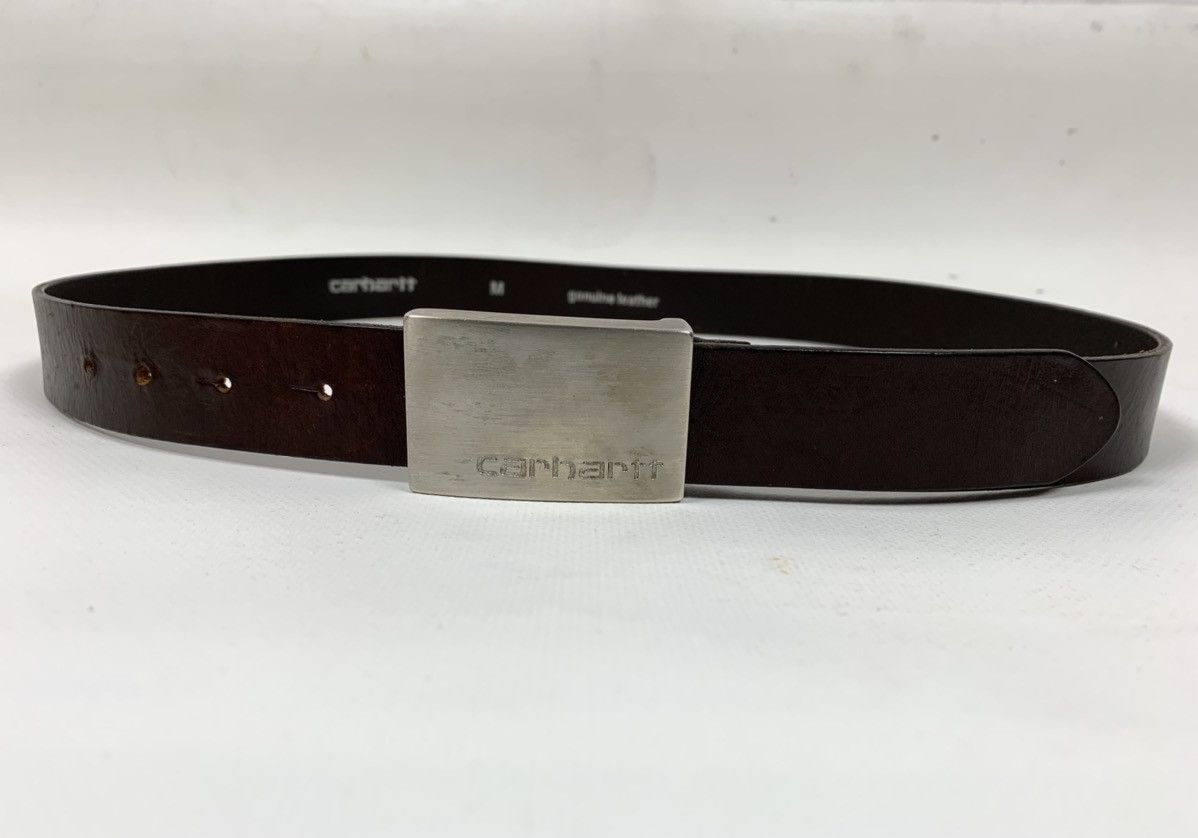 Carhartt Vintage Carhartt Genuine Leather Brown Belt Size ONE SIZE - 3 Thumbnail