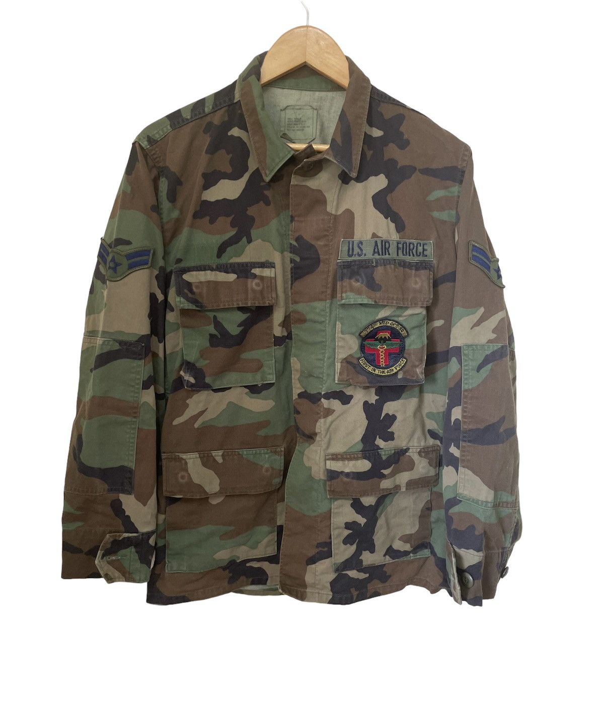 Vintage U.S AIR FORCE CAMO MILITARY UNIFORM Size US L / EU 52-54 / 3 - 1 Thumbnail
