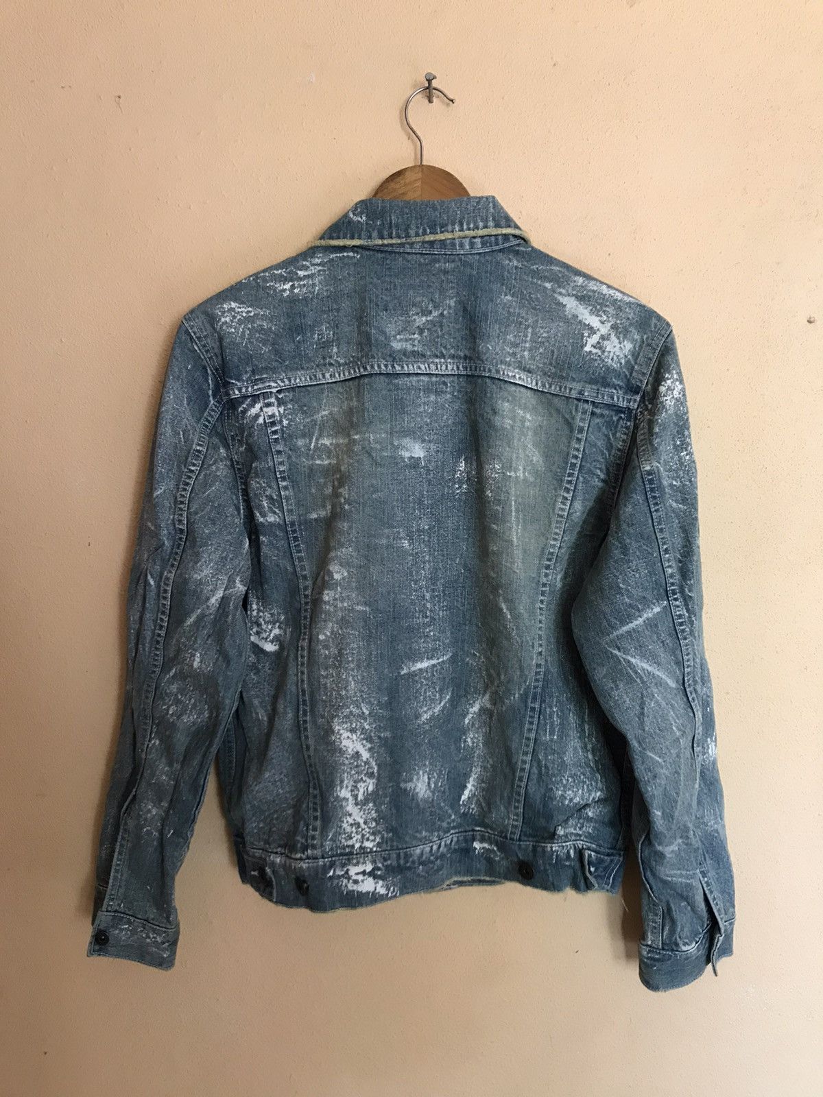 Beauty Beast RARE BIG SHARK JEANS TRUCKER JACKET NICE DESIGN Size US M / EU 48-50 / 2 - 6 Thumbnail