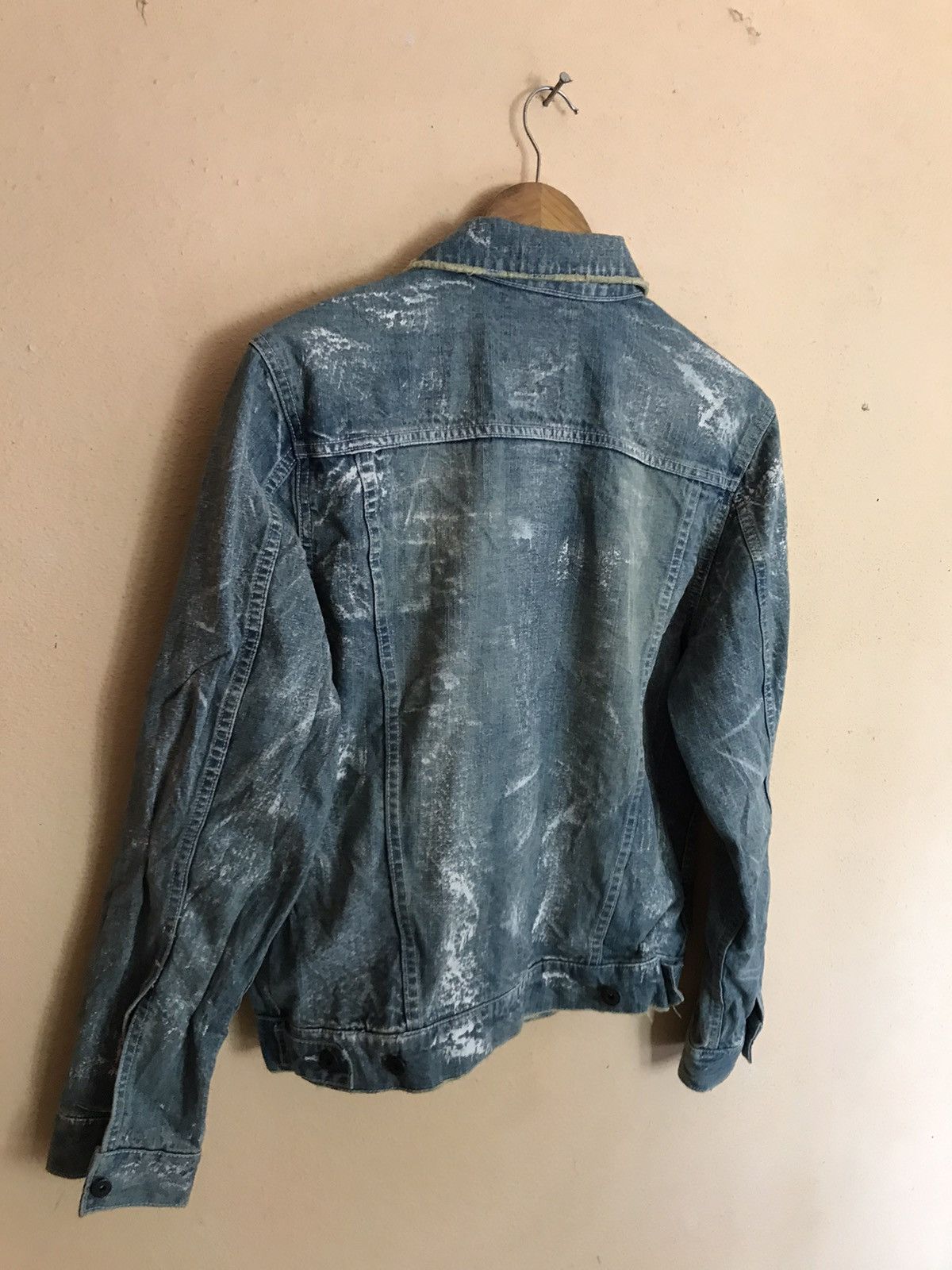 Beauty Beast RARE BIG SHARK JEANS TRUCKER JACKET NICE DESIGN Size US M / EU 48-50 / 2 - 7 Thumbnail