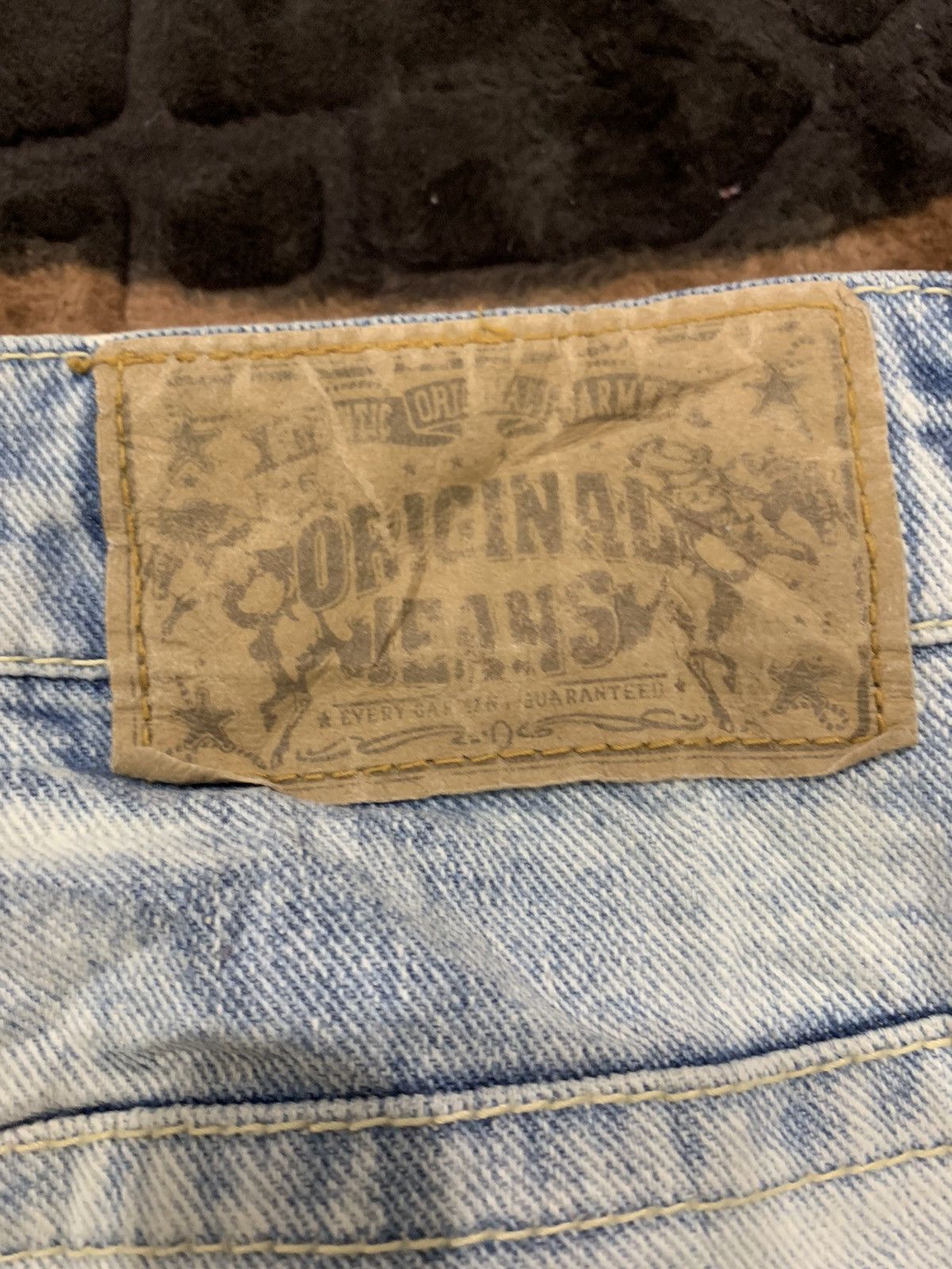 Japanese Brand THE VINTAGE STANDARD Studded Original Jean Distressed Denim Size US 30 / EU 46 - 19 Thumbnail