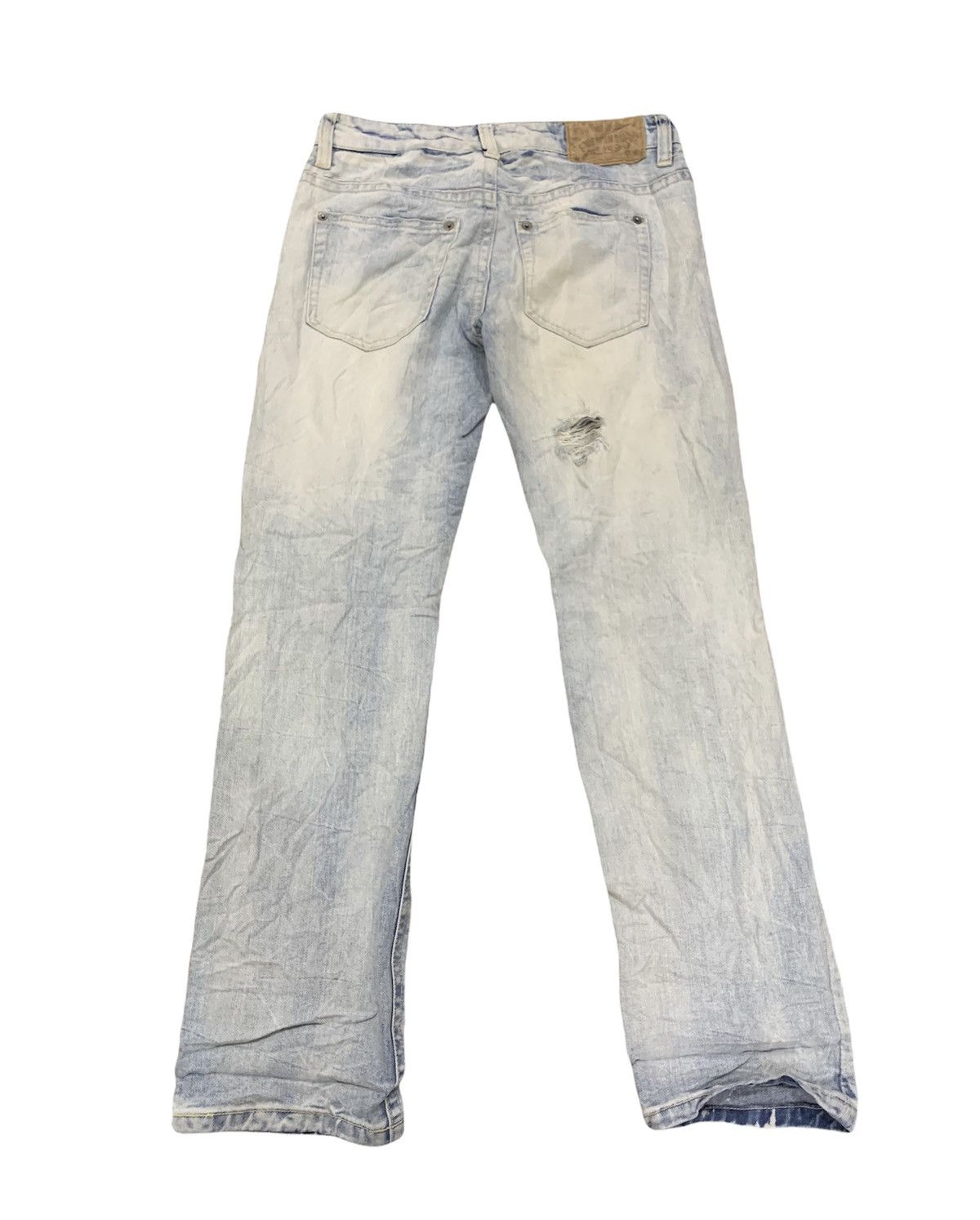 Japanese Brand THE VINTAGE STANDARD Studded Original Jean Distressed Denim Size US 30 / EU 46 - 2 Thumbnail