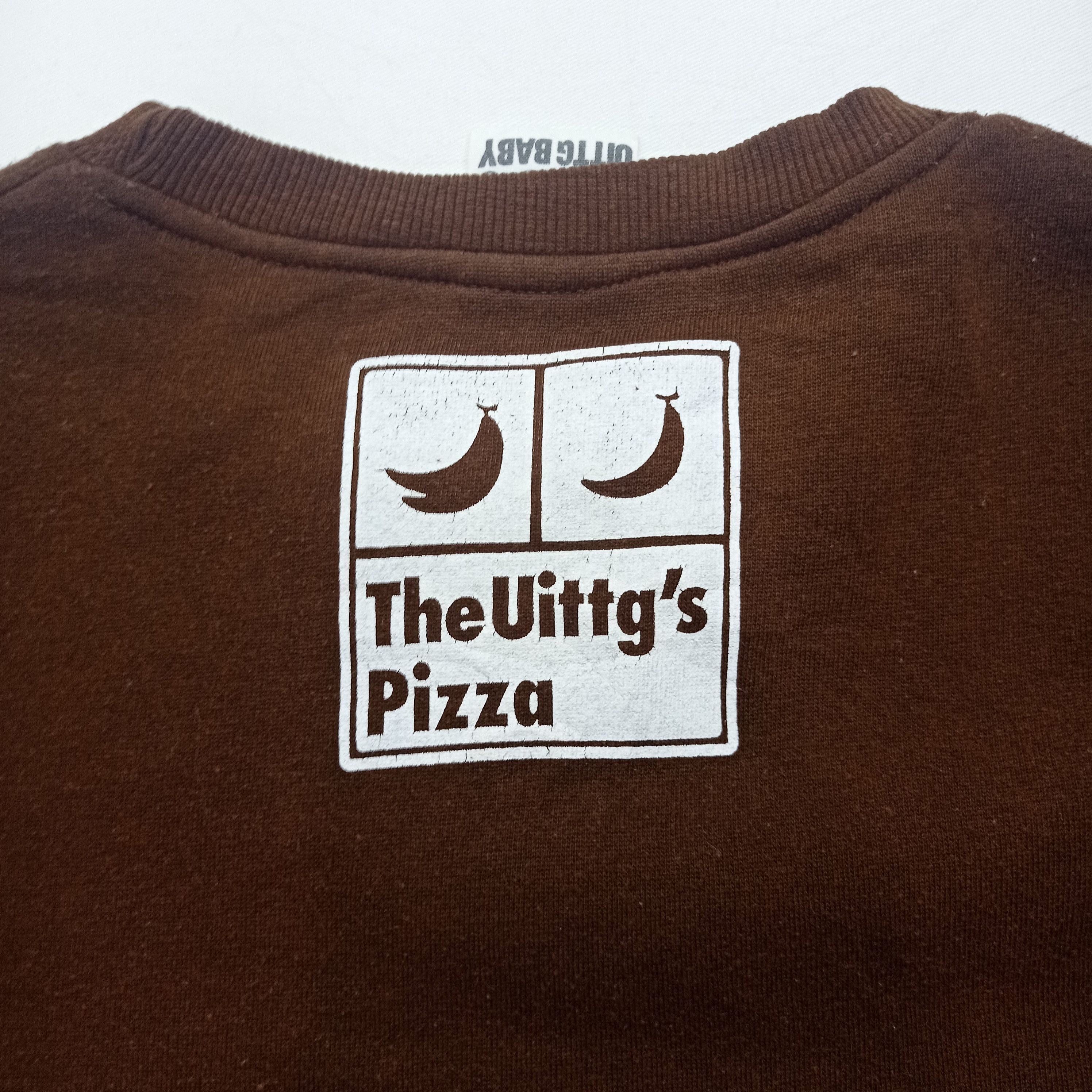 Japanese Brand Brown Uittg Baby Bape Style Sweatshirts Size US L / EU 52-54 / 3 - 3 Thumbnail