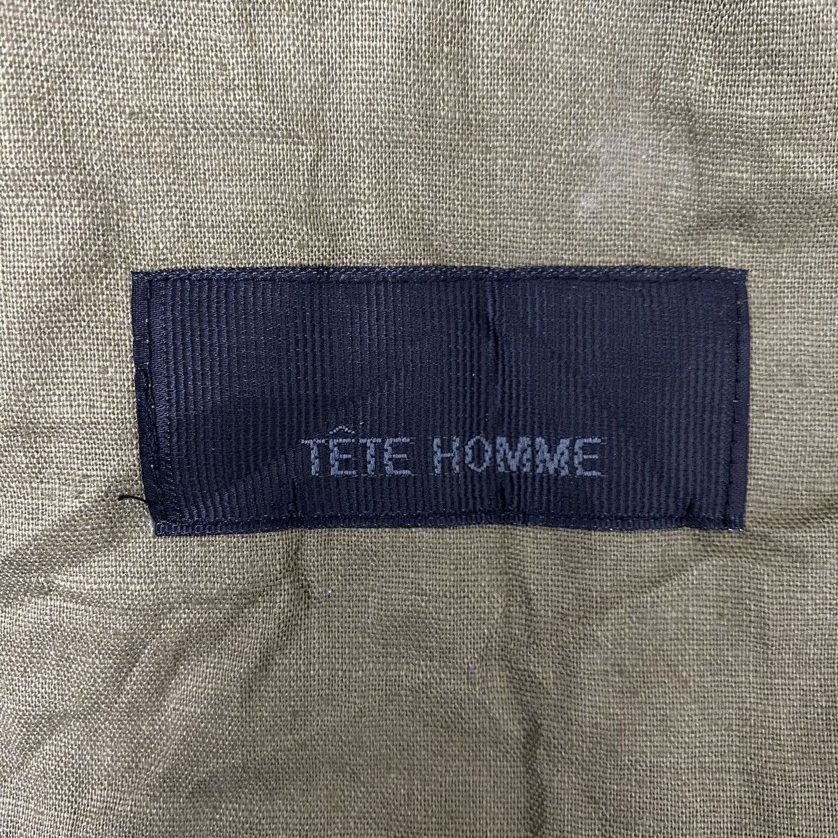 Vintage TETE HOMME Issey Miyake Motorcycle Full Zipper Bomber Jacket Size US M / EU 48-50 / 2 - 4 Thumbnail