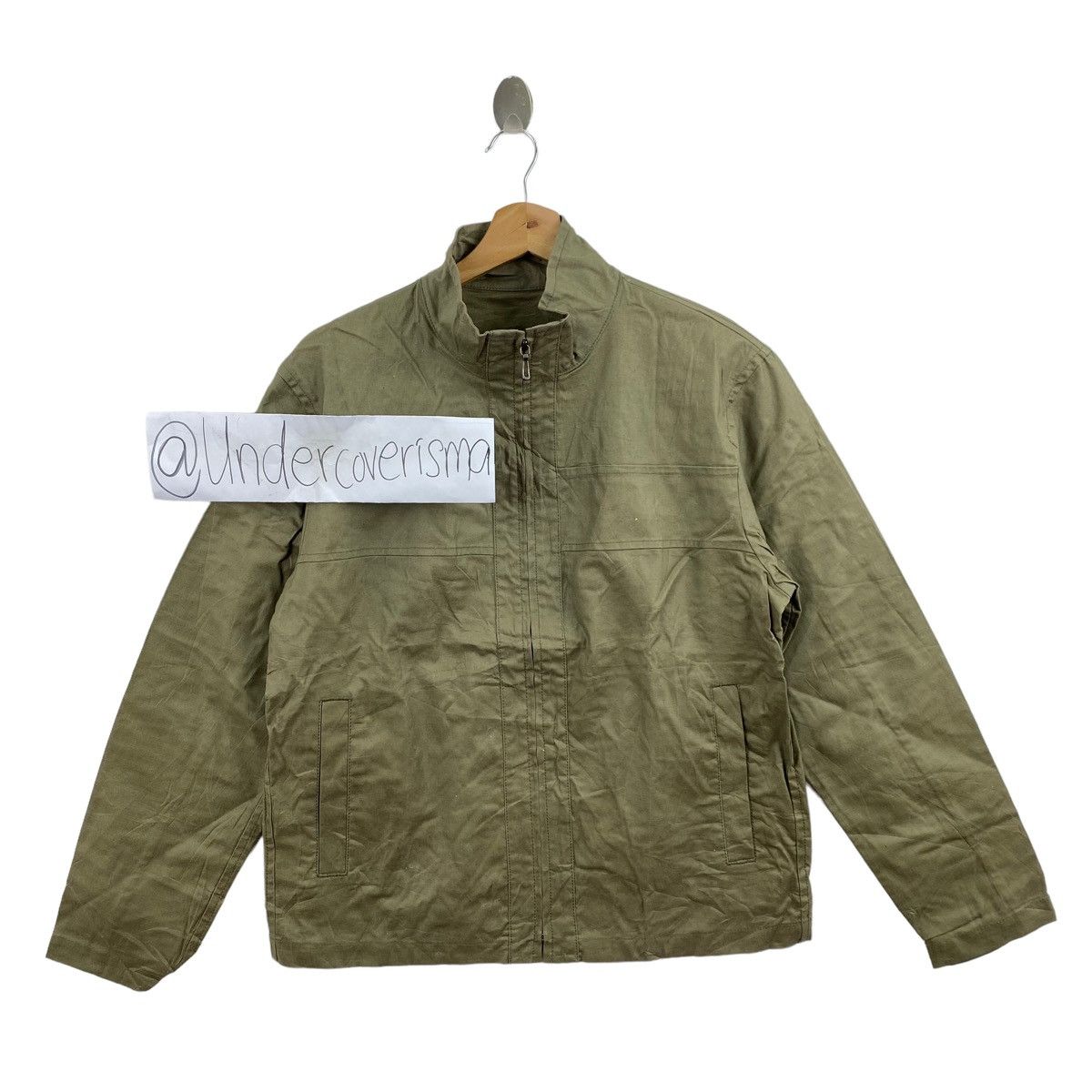 Vintage TETE HOMME Issey Miyake Motorcycle Full Zipper Bomber Jacket Size US M / EU 48-50 / 2 - 1 Thumbnail
