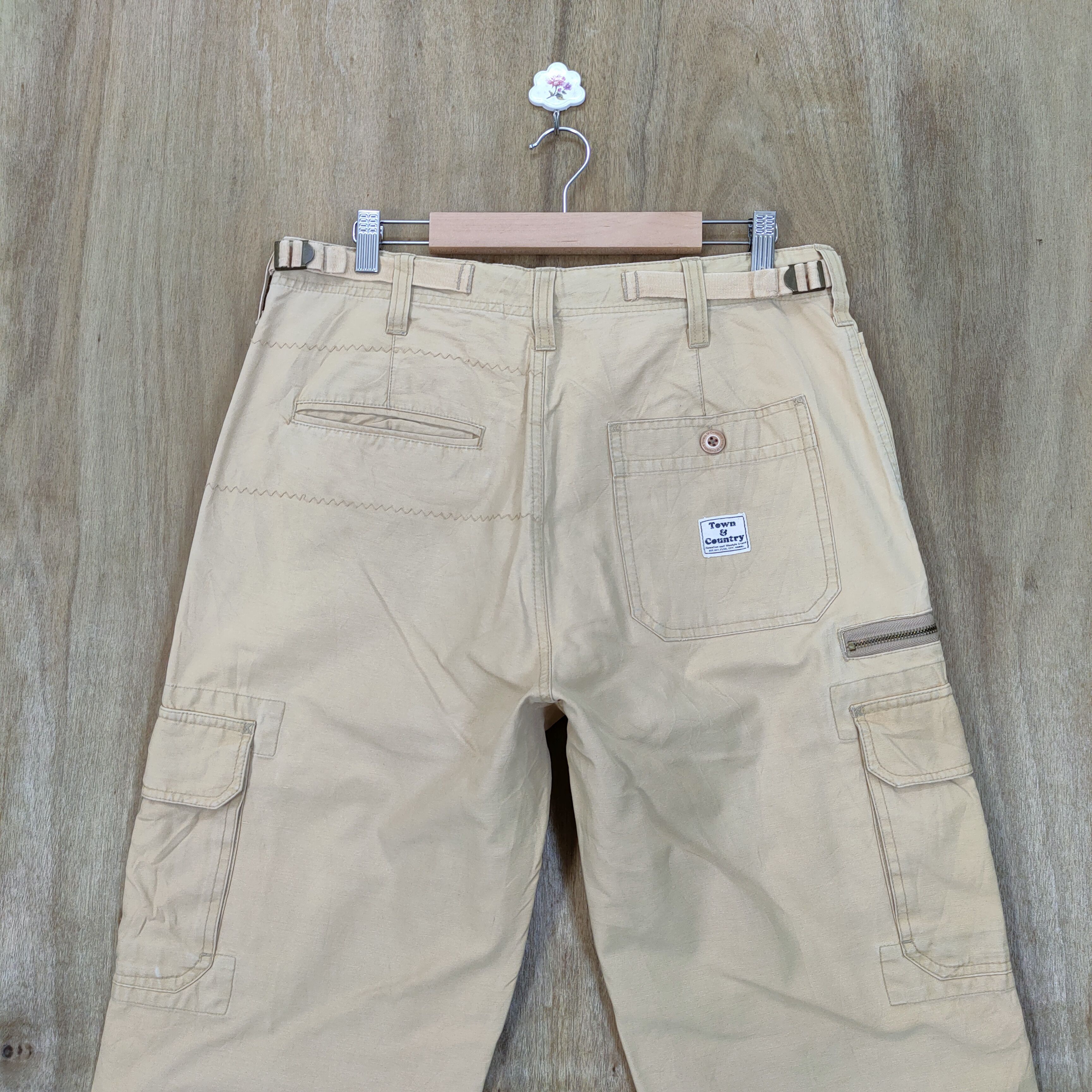 Japanese Brand JAPANESE BRAND KHAKI BAGGY CARGO PANTS Size US 32 / EU 48 - 11 Thumbnail
