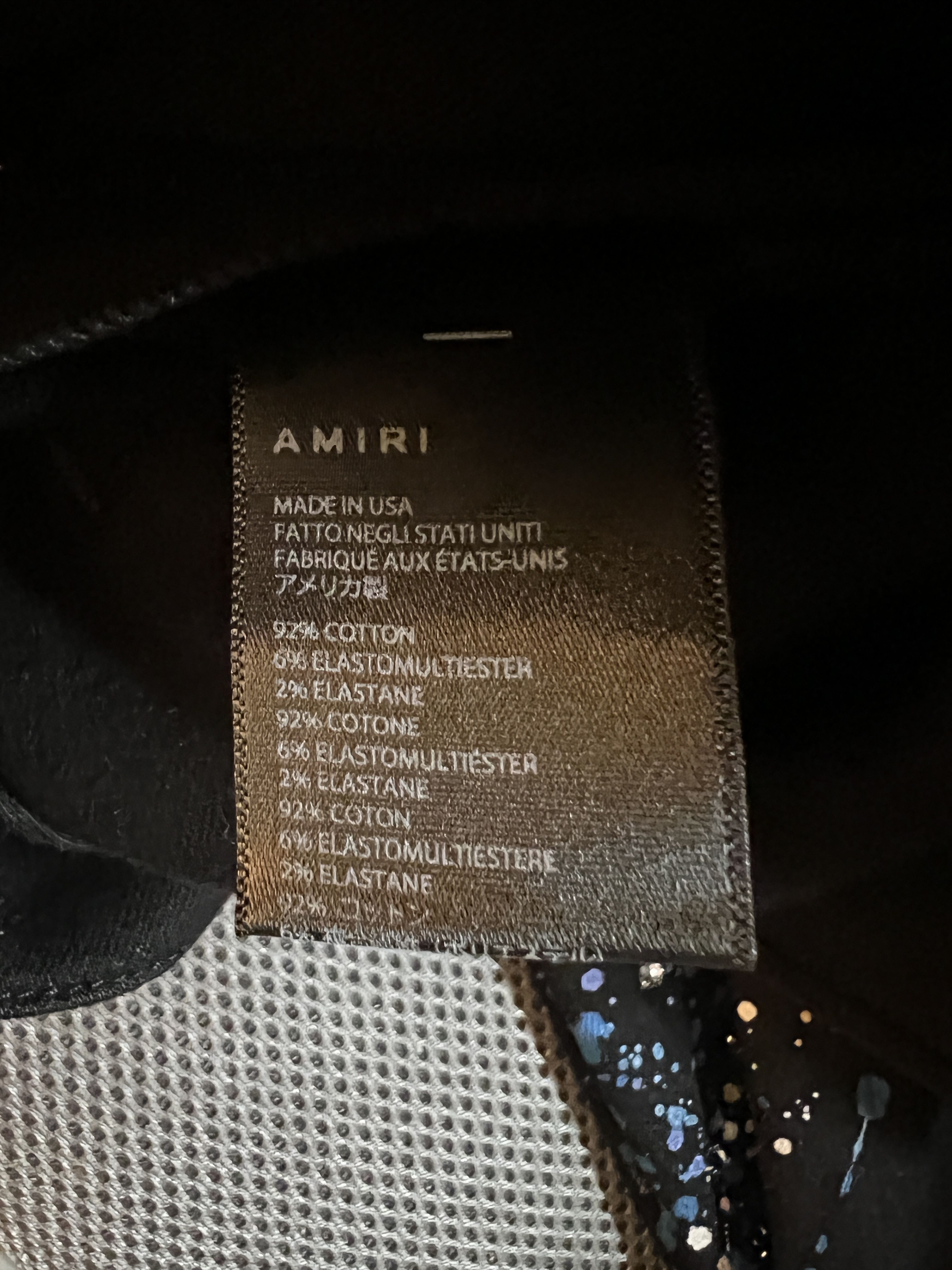 Amiri $1590 NEW AMIRI Black Crystal Painter Jeans Size 32 Size US 32 / EU 48 - 2 Thumbnail