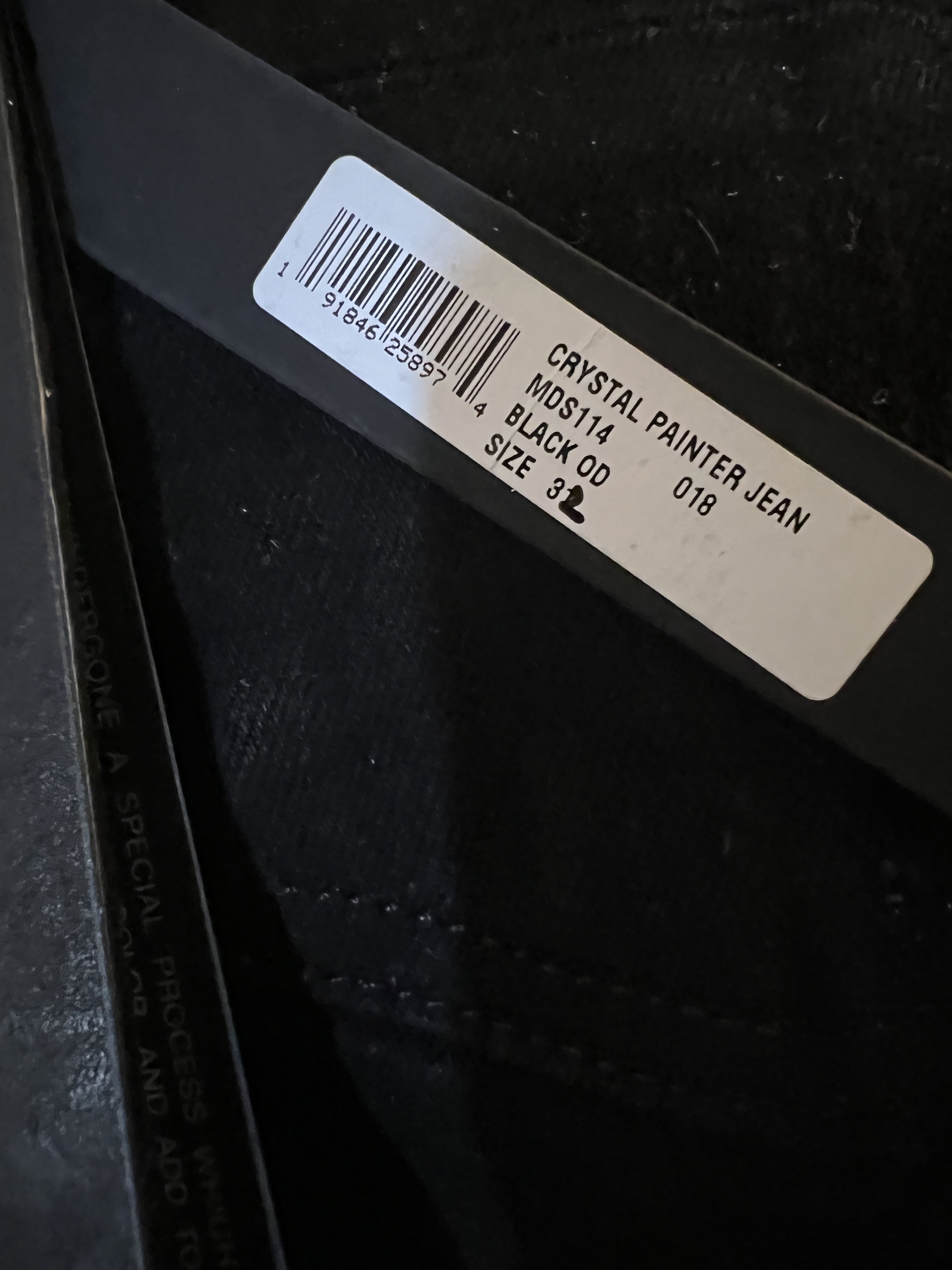 Amiri $1590 NEW AMIRI Black Crystal Painter Jeans Size 32 Size US 32 / EU 48 - 4 Thumbnail
