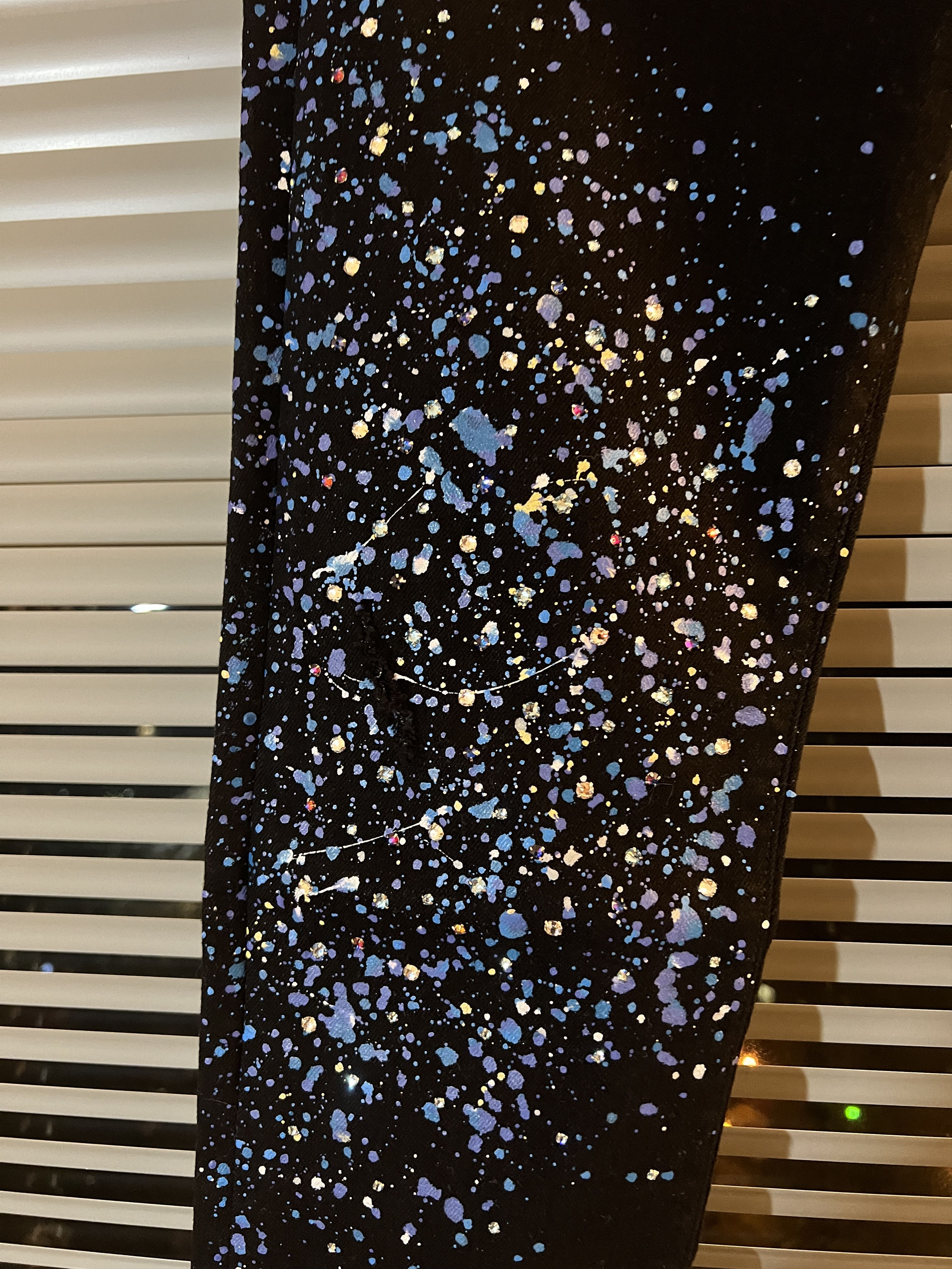 Amiri $1590 NEW AMIRI Black Crystal Painter Jeans Size 32 Size US 32 / EU 48 - 7 Thumbnail