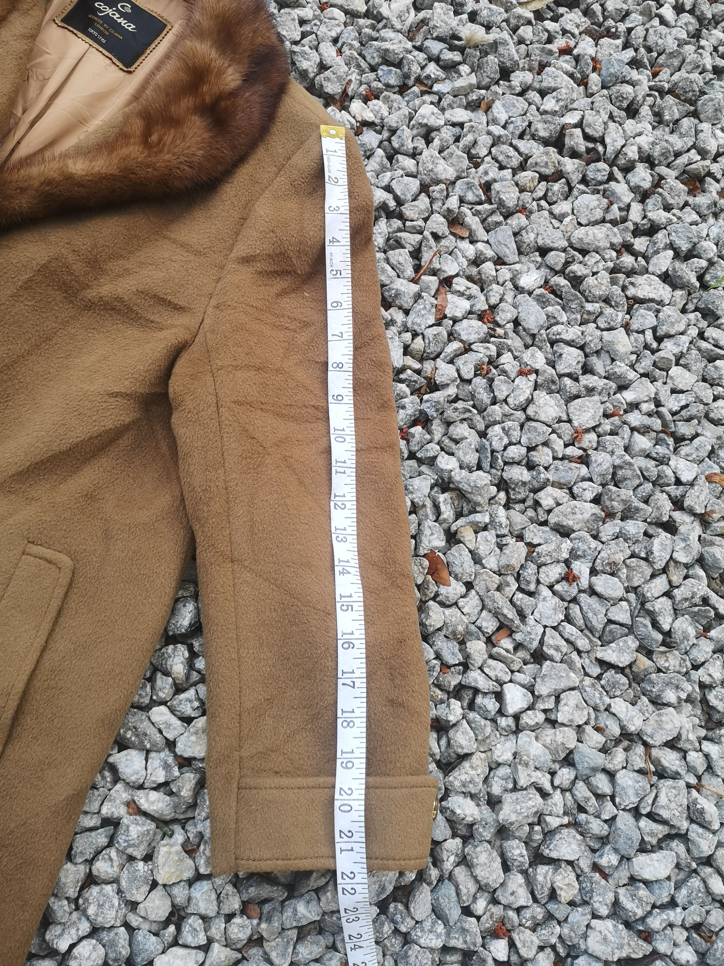 Designer × Japanese Brand × Vintage Cojona London Fur Cashmere Overcoat Size M / US 6-8 / IT 42-44 - 15 Thumbnail