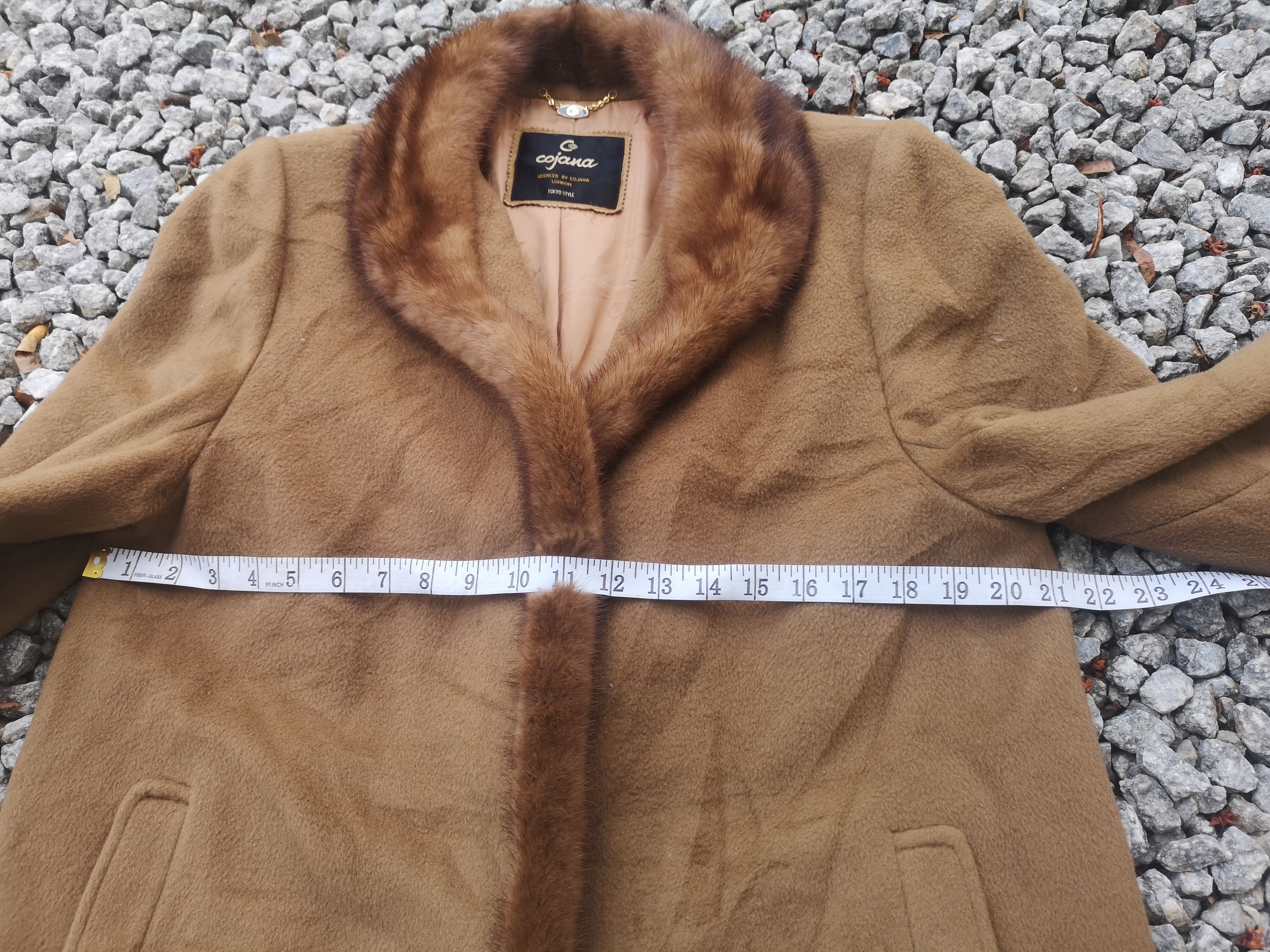 Designer × Japanese Brand × Vintage Cojona London Fur Cashmere Overcoat Size M / US 6-8 / IT 42-44 - 12 Thumbnail