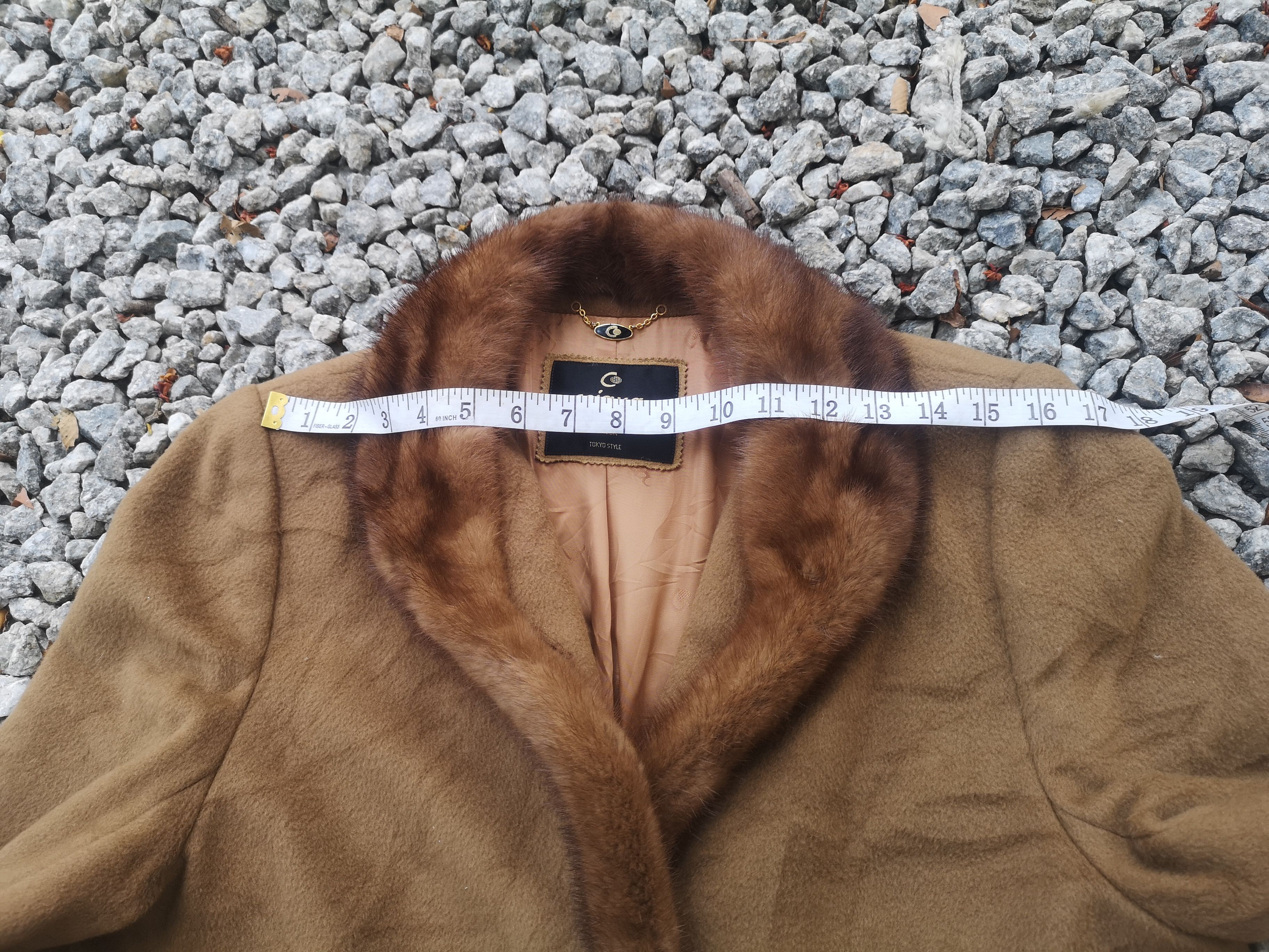 Designer × Japanese Brand × Vintage Cojona London Fur Cashmere Overcoat Size M / US 6-8 / IT 42-44 - 14 Thumbnail