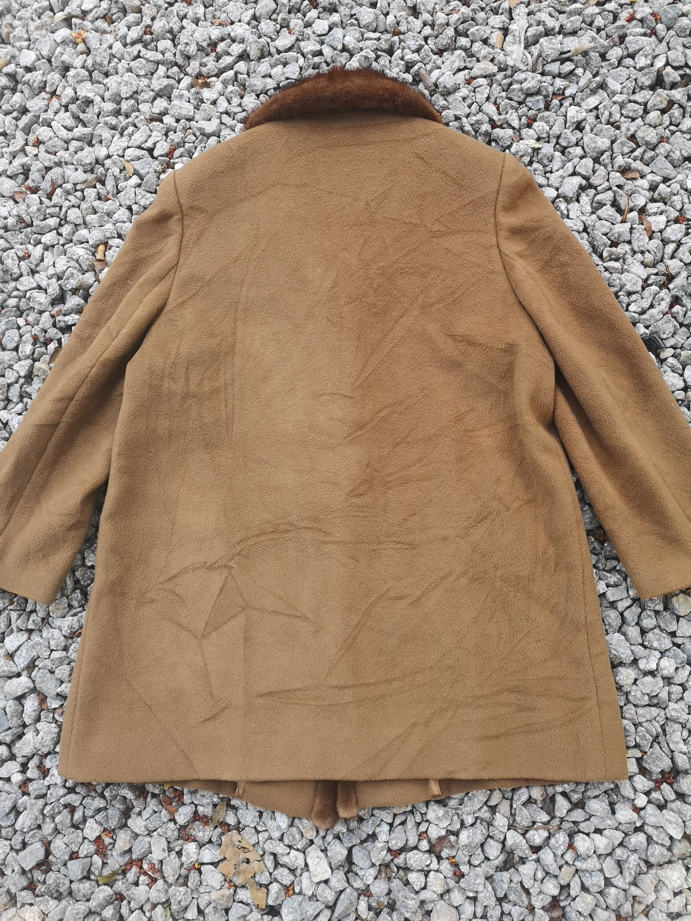 Designer × Japanese Brand × Vintage Cojona London Fur Cashmere Overcoat Size M / US 6-8 / IT 42-44 - 4 Thumbnail