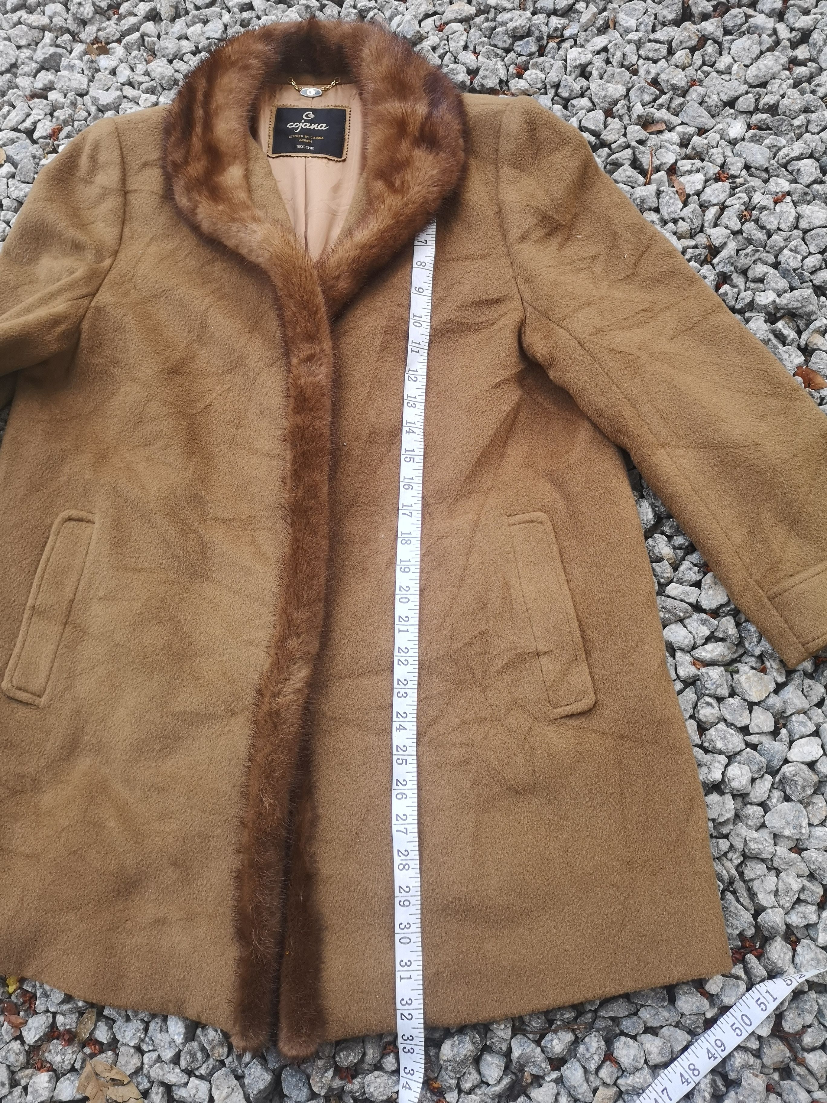 Designer × Japanese Brand × Vintage Cojona London Fur Cashmere Overcoat Size M / US 6-8 / IT 42-44 - 13 Thumbnail