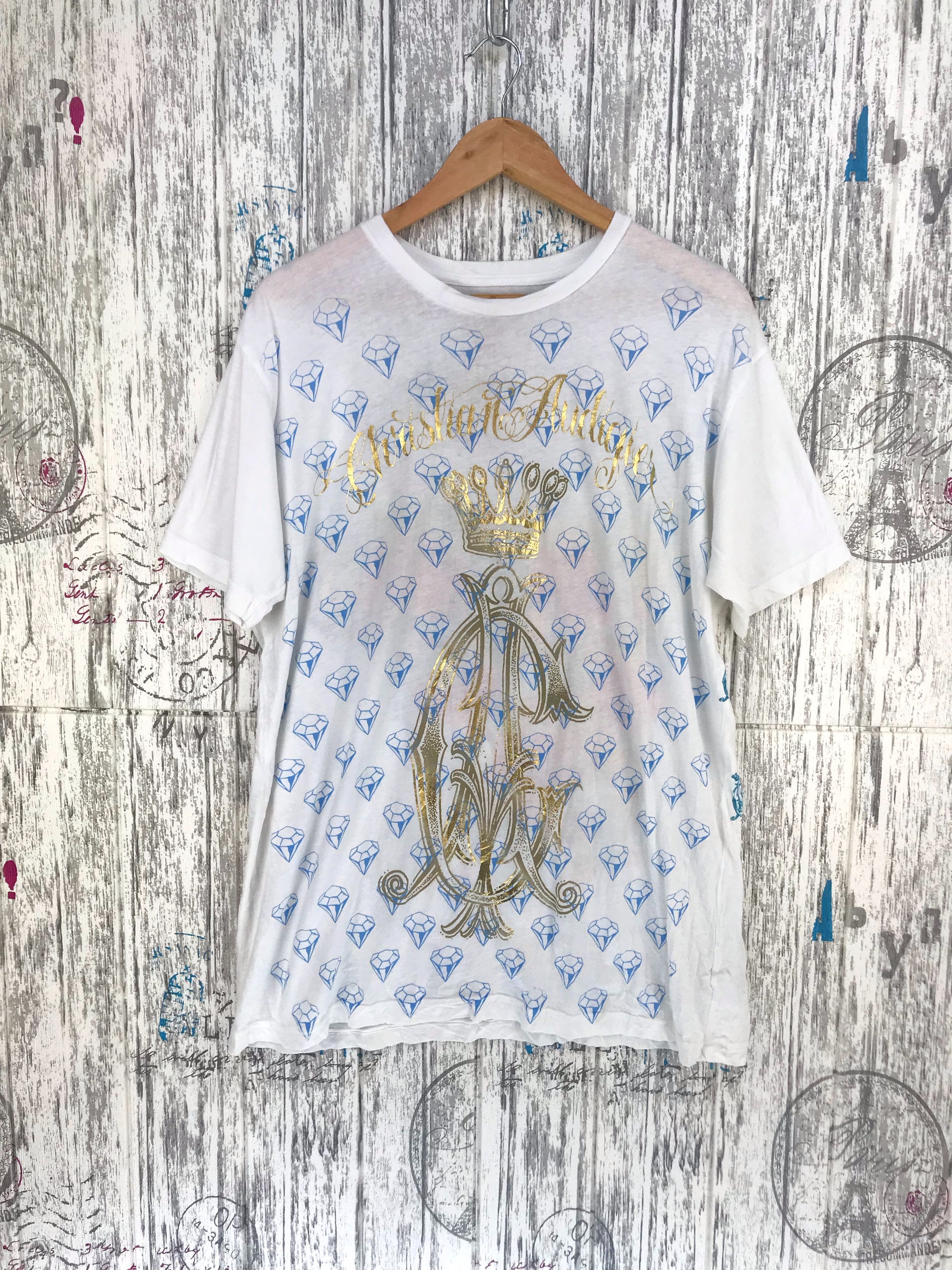 Ed Hardy Vintage Ed Hardy Christian Audigier True Love T-Shirt Size US XL / EU 56 / 4 - 8 Thumbnail