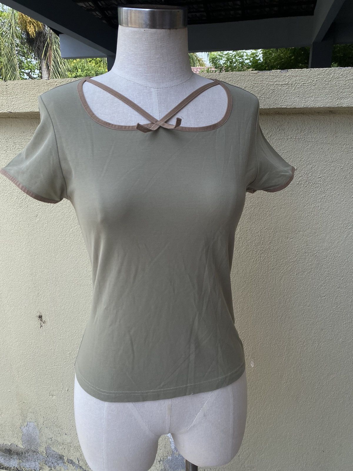image of Miss Chloe Top in Green, Women's (Size Small)