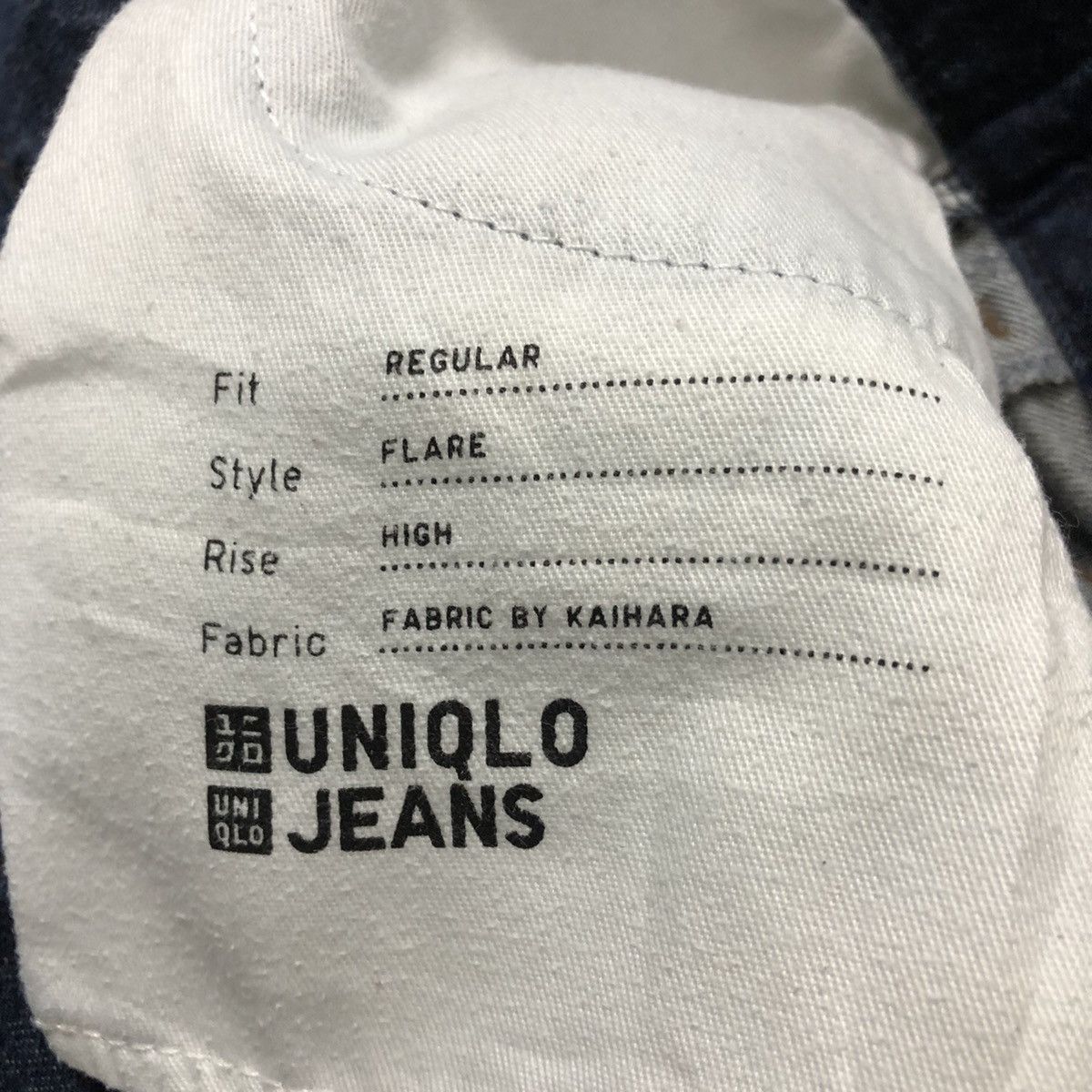 Uniqlo Vintage Uniqlo Black Label Bell Bottom Denim Pants Size US 28 / EU 44 - 11 Thumbnail