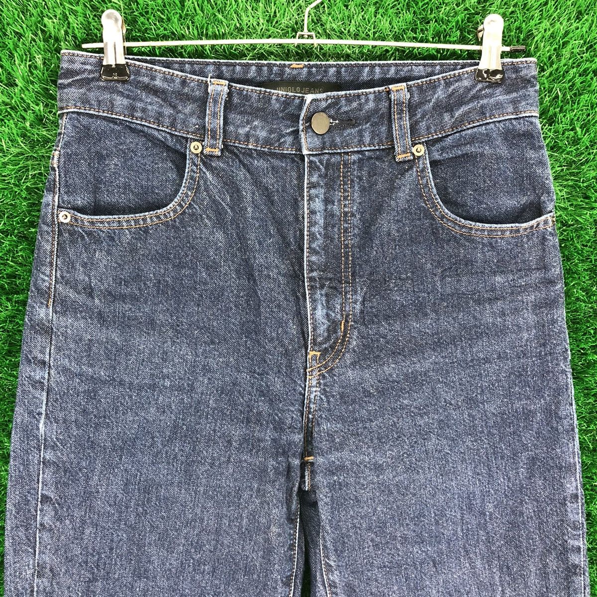 Uniqlo Vintage Uniqlo Black Label Bell Bottom Denim Pants Size US 28 / EU 44 - 3 Thumbnail