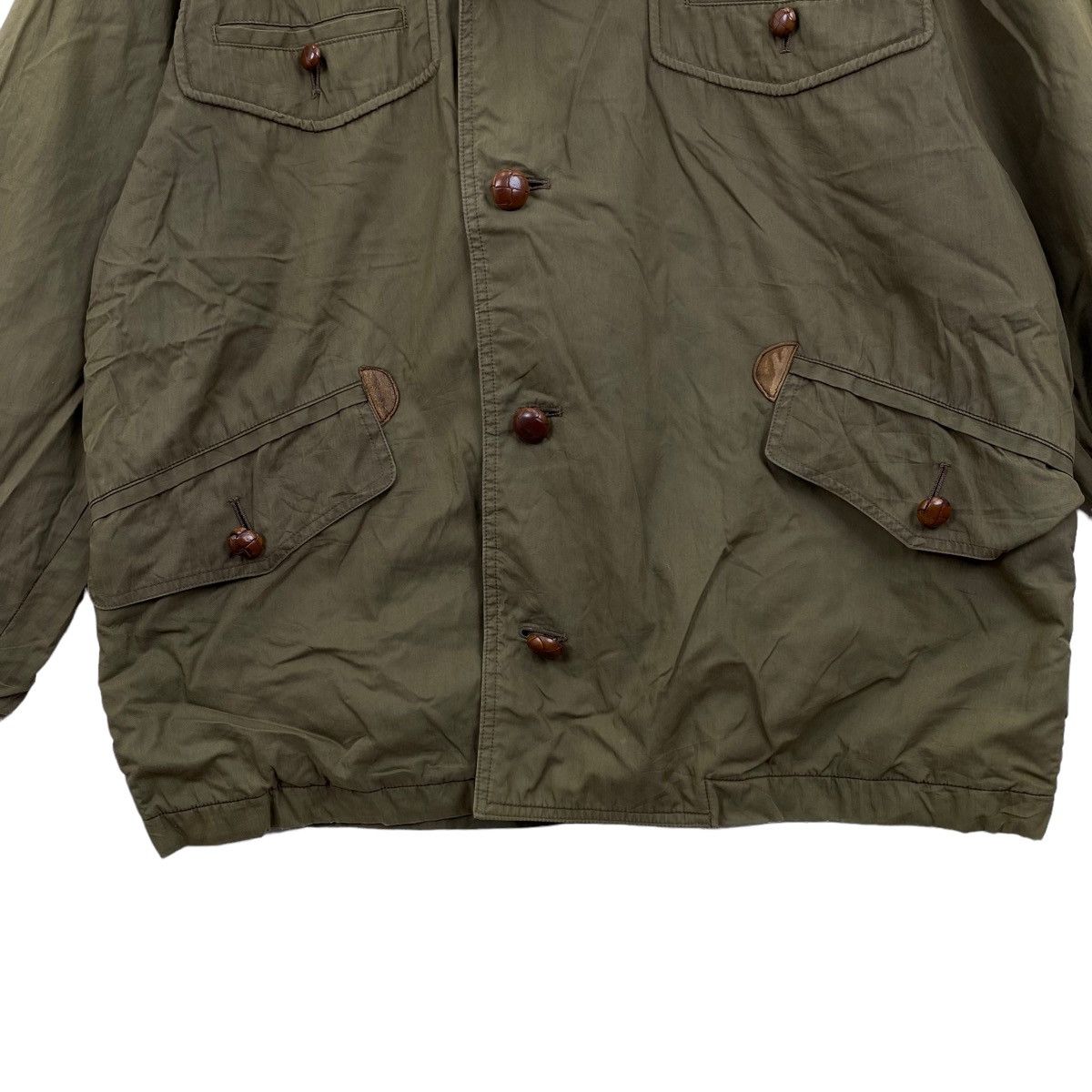 Other BORG Fur Collar Multi Pocket Button Up Oversize Bomber Size US XXL / EU 58 / 5 - 3 Thumbnail