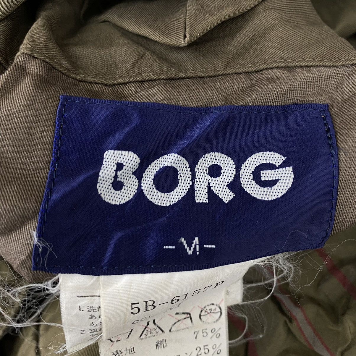 Other BORG Fur Collar Multi Pocket Button Up Oversize Bomber Size US XXL / EU 58 / 5 - 4 Thumbnail