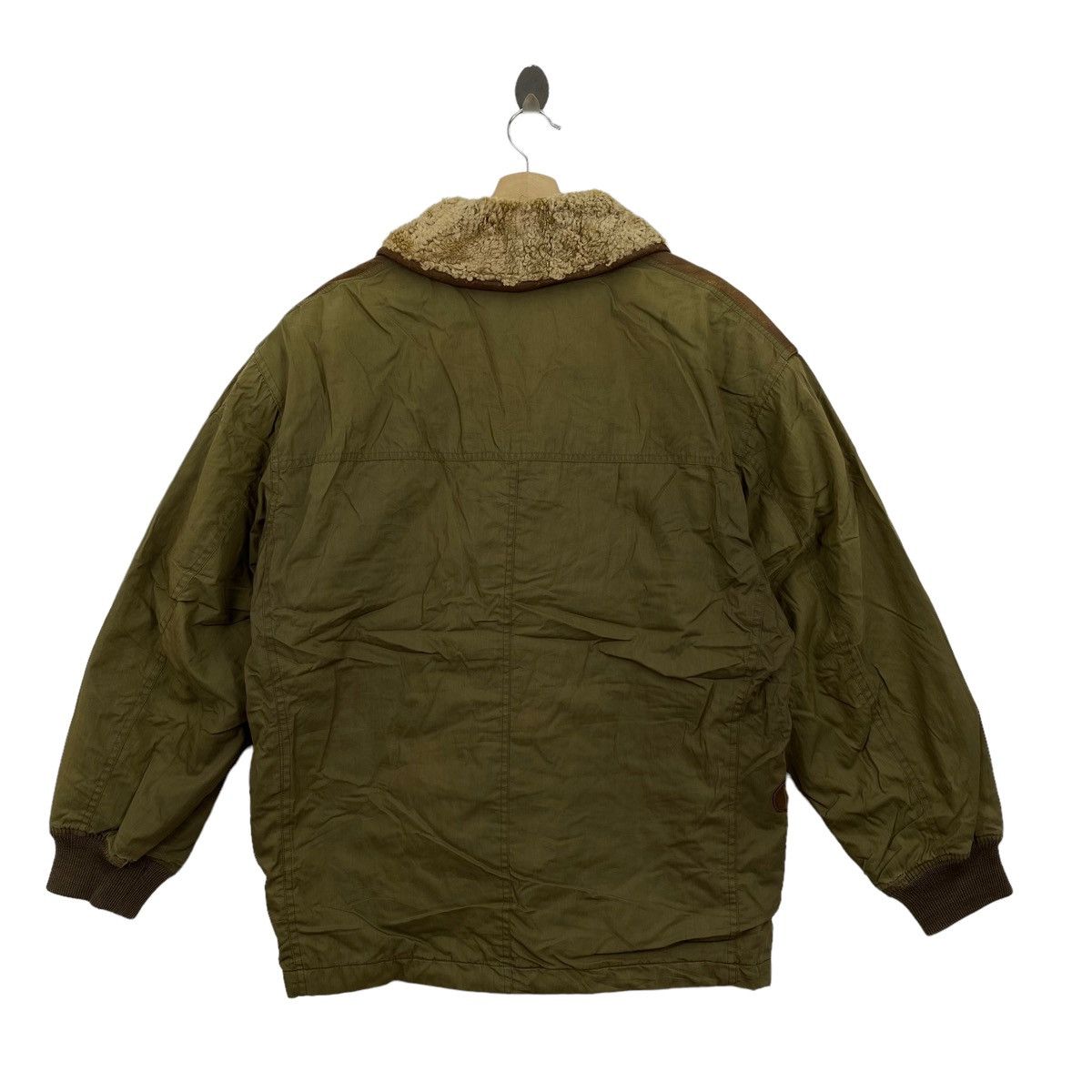 Other BORG Fur Collar Multi Pocket Button Up Oversize Bomber Size US XXL / EU 58 / 5 - 9 Thumbnail