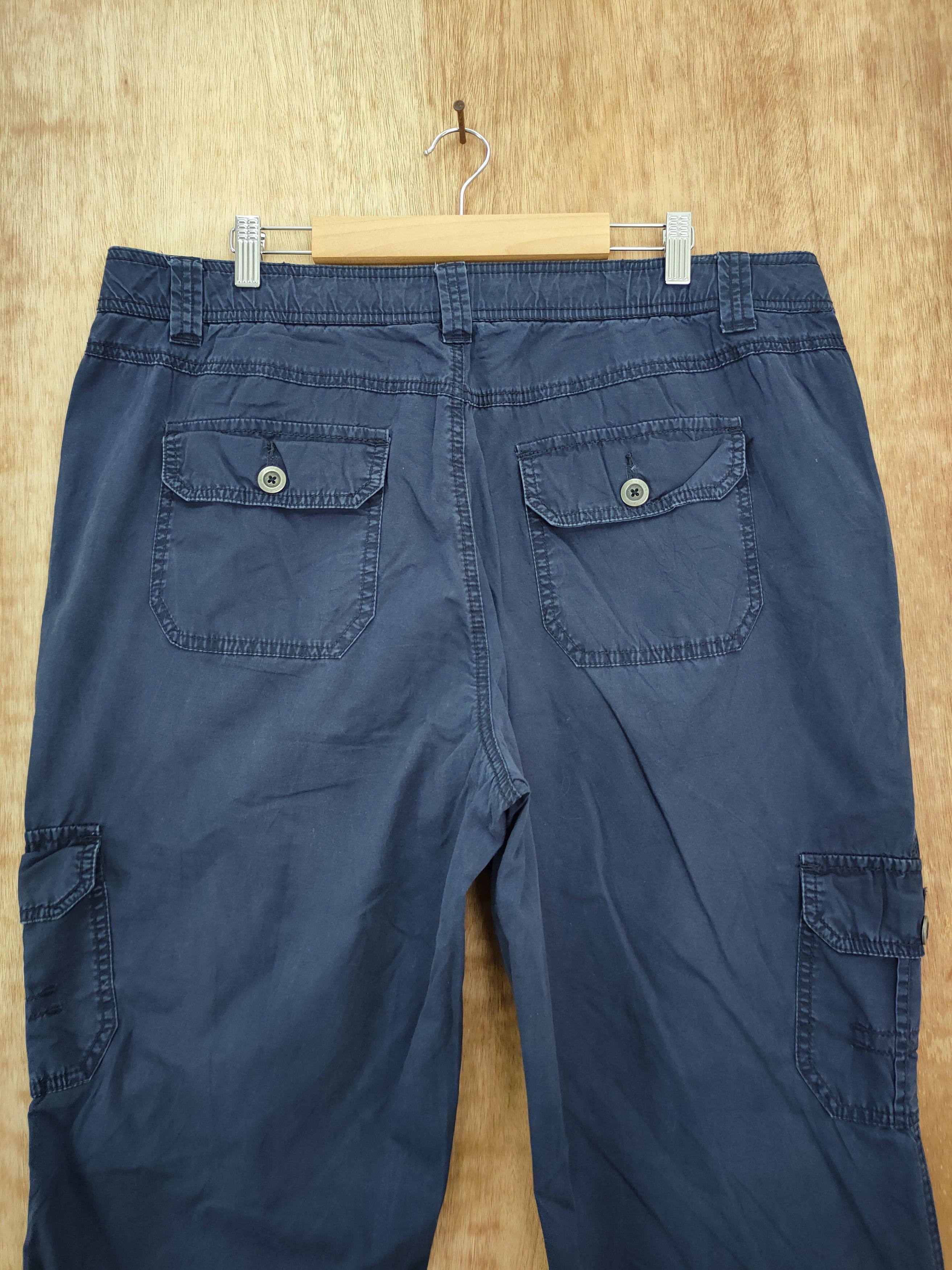 Japanese Brand DLL St john bay blue multi pocket utility cargo pants #978 Size 38" / US 16 / IT 52 - 10 Thumbnail