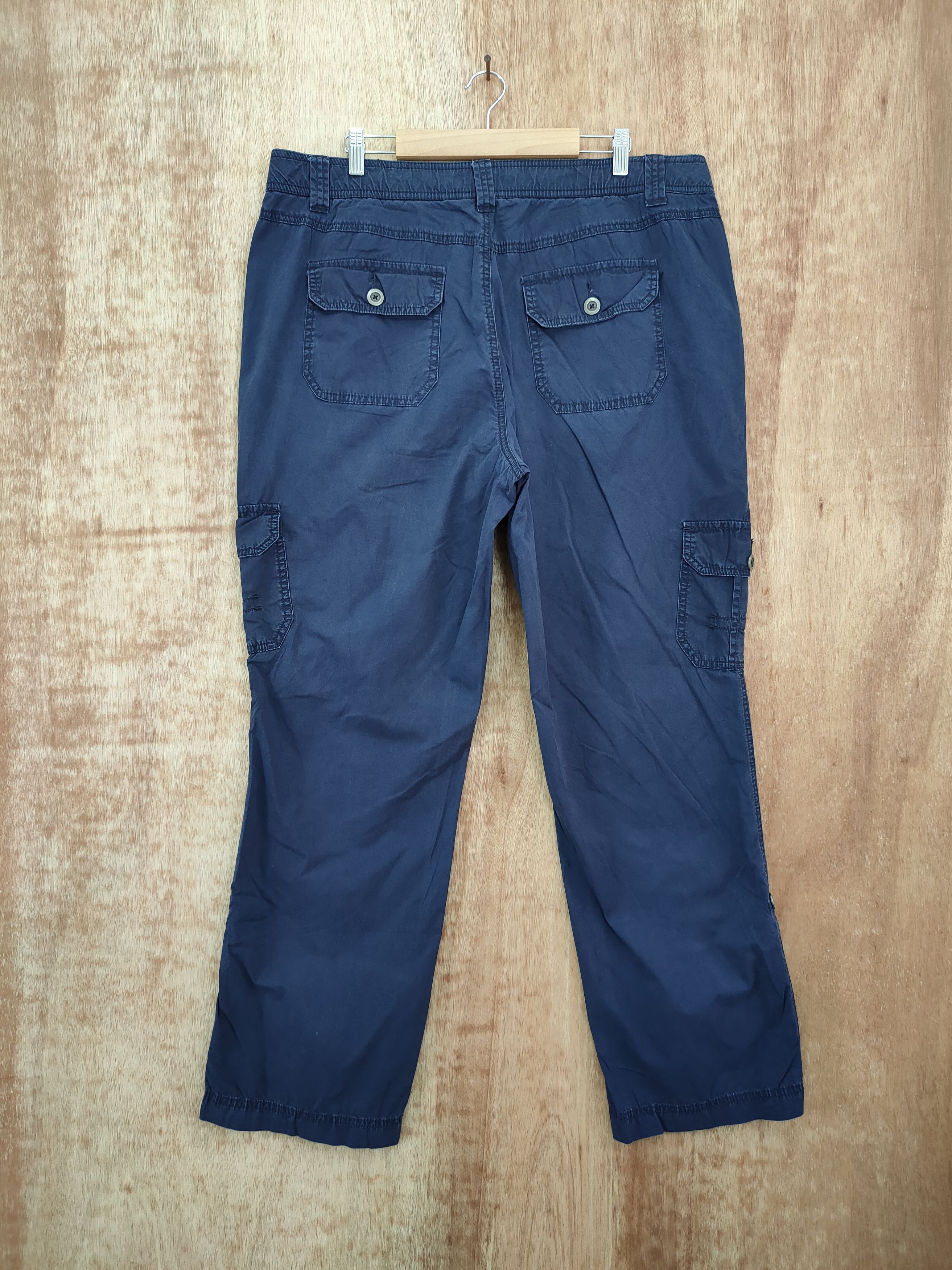 Japanese Brand DLL St john bay blue multi pocket utility cargo pants #978 Size 38" / US 16 / IT 52 - 8 Thumbnail