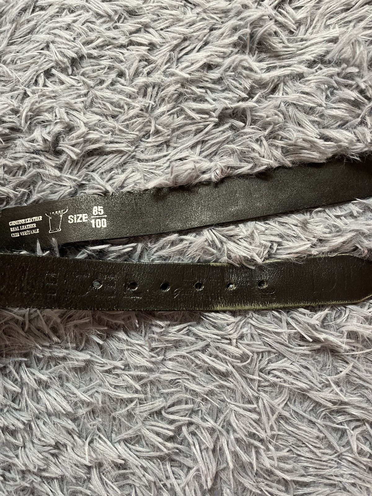Cowboy Equipment × Diesel × Vintage Diesel 90s vintage western multilogo leather belt Size 32 - 7 Thumbnail