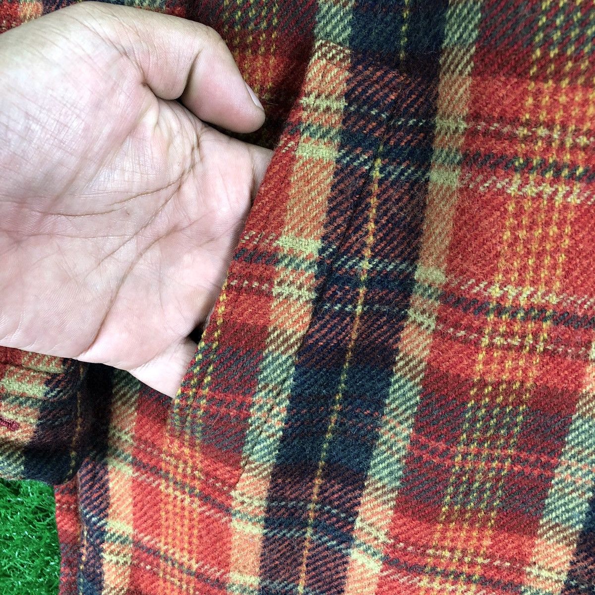Vintage Vintage Wool Zipper Jacket Wool Checkered by Daks London Size US L / EU 52-54 / 3 - 9 Thumbnail