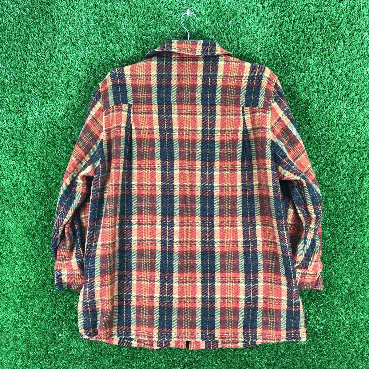 Vintage Vintage Wool Zipper Jacket Wool Checkered by Daks London Size US L / EU 52-54 / 3 - 4 Thumbnail