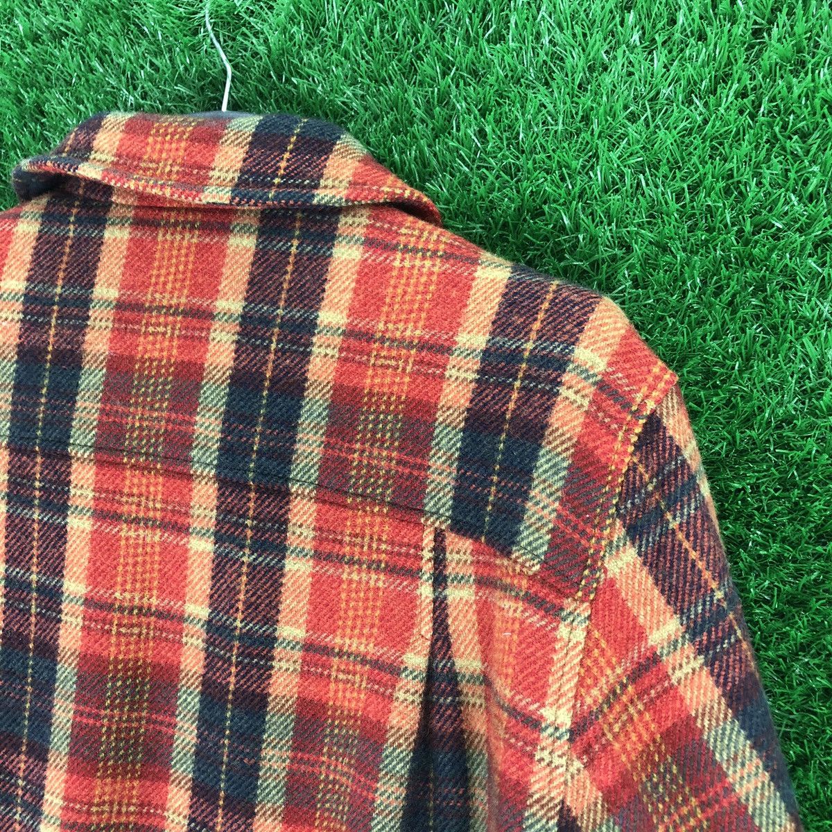 Vintage Vintage Wool Zipper Jacket Wool Checkered by Daks London Size US L / EU 52-54 / 3 - 5 Thumbnail