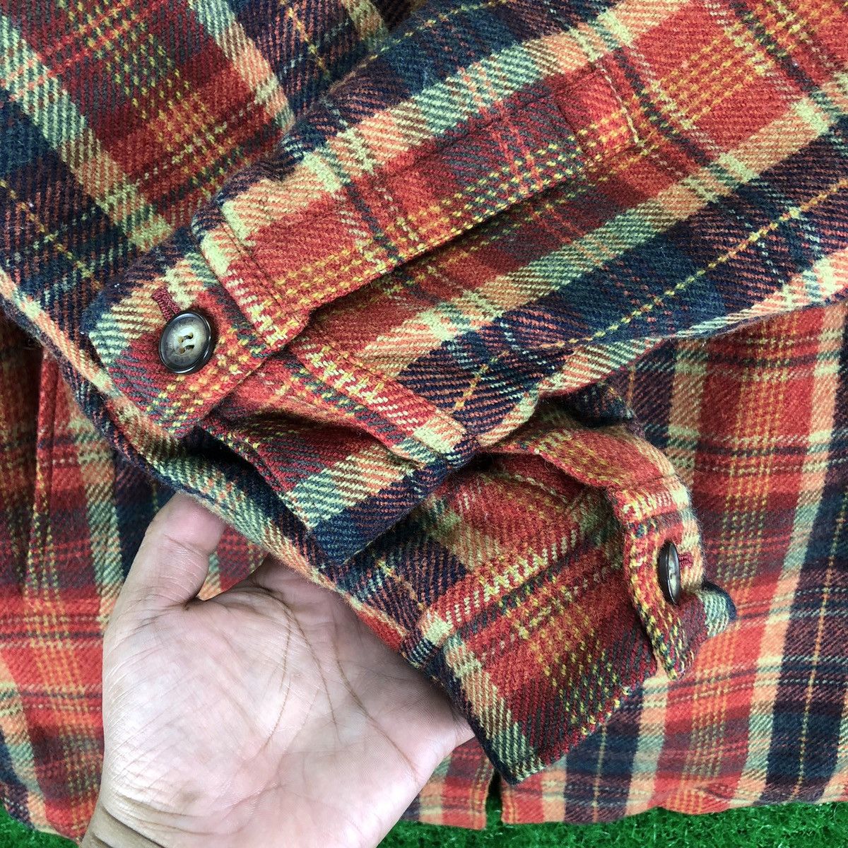Vintage Vintage Wool Zipper Jacket Wool Checkered by Daks London Size US L / EU 52-54 / 3 - 11 Thumbnail