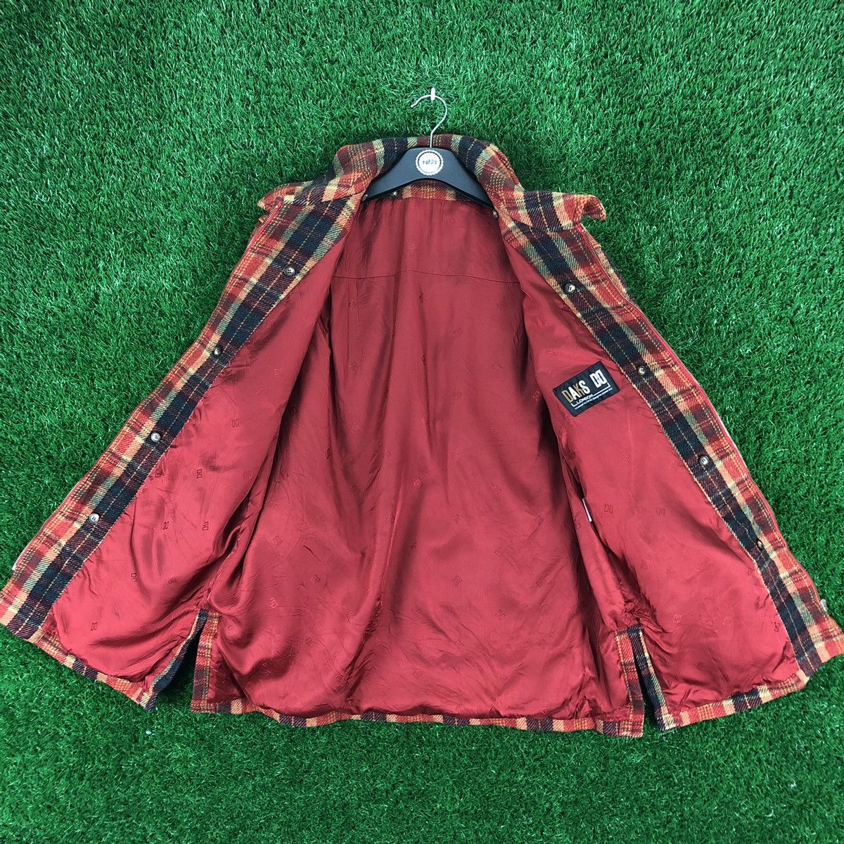 Vintage Vintage Wool Zipper Jacket Wool Checkered by Daks London Size US L / EU 52-54 / 3 - 7 Thumbnail
