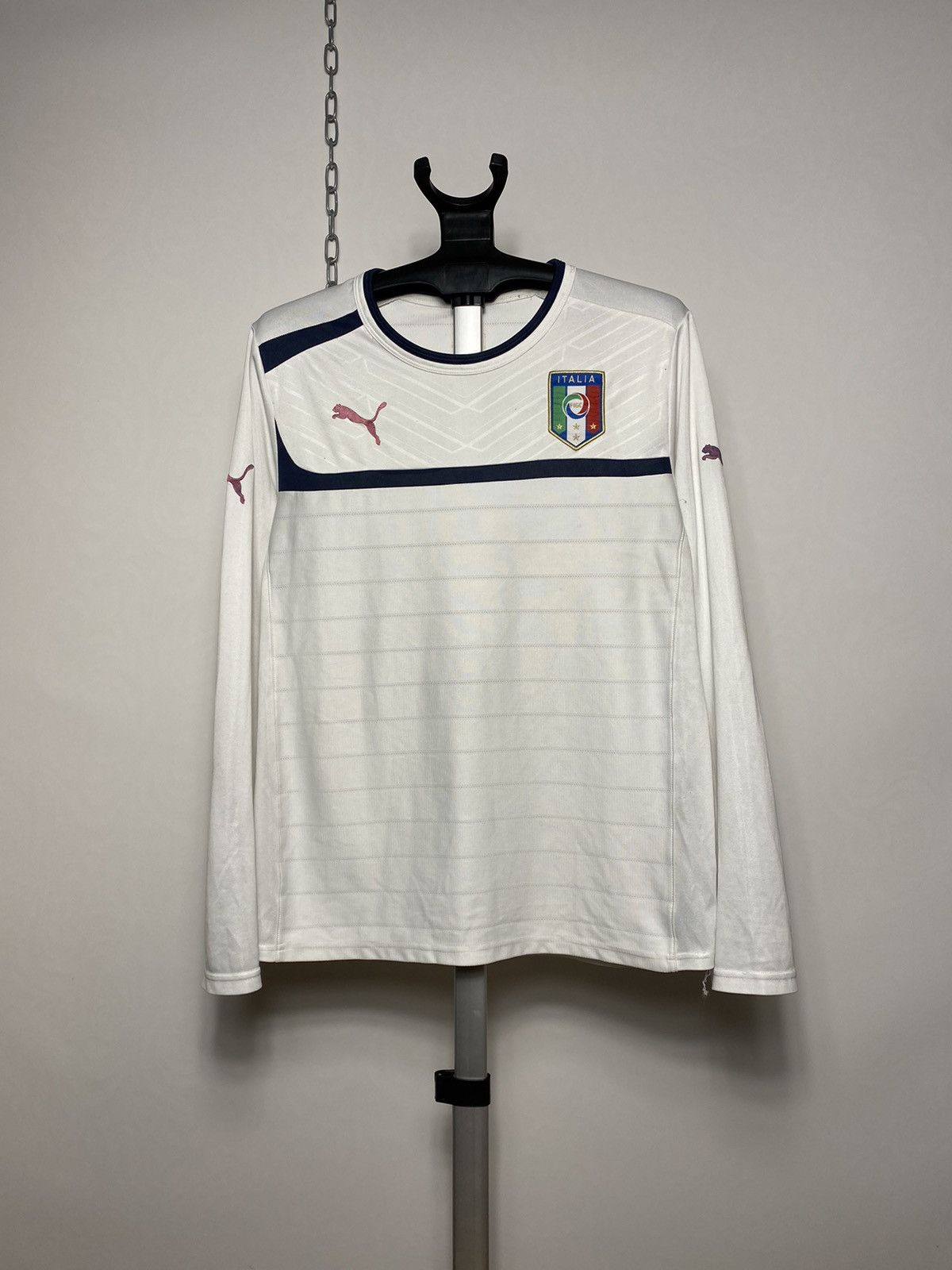 Puma Vintage Italy Puma jersey long sleeve size S Size US S / EU 44-46 / 1 - 1 Thumbnail