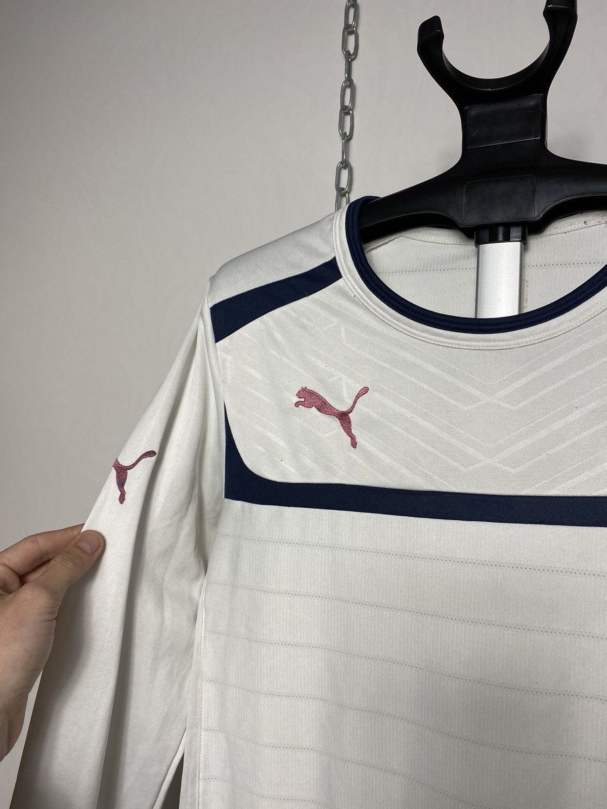 Puma Vintage Italy Puma jersey long sleeve size S Size US S / EU 44-46 / 1 - 4 Thumbnail