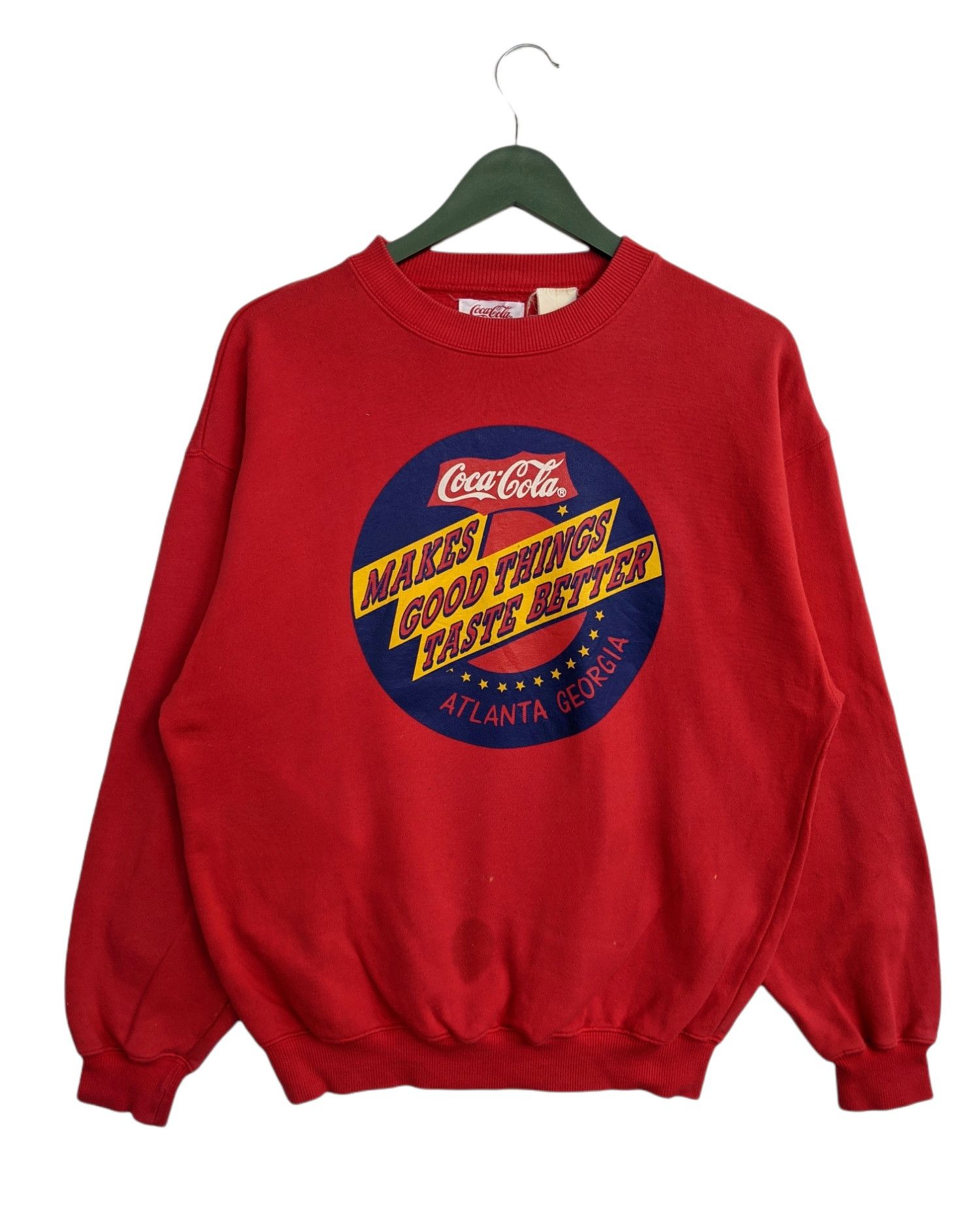 Coca Cola Vintage Coca-Cola Advertising Sweatshirt Size US M / EU 48-50 / 2 - 1 Thumbnail