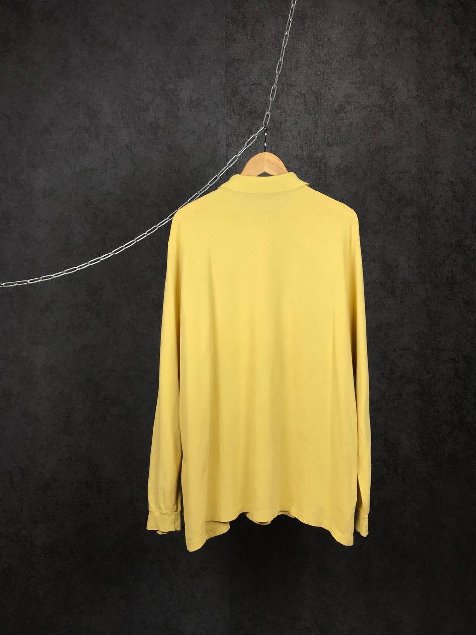 Lacoste Lacoste vintage luxury streetwear yellow polo longsleeve Size US XL / EU 56 / 4 - 5 Thumbnail