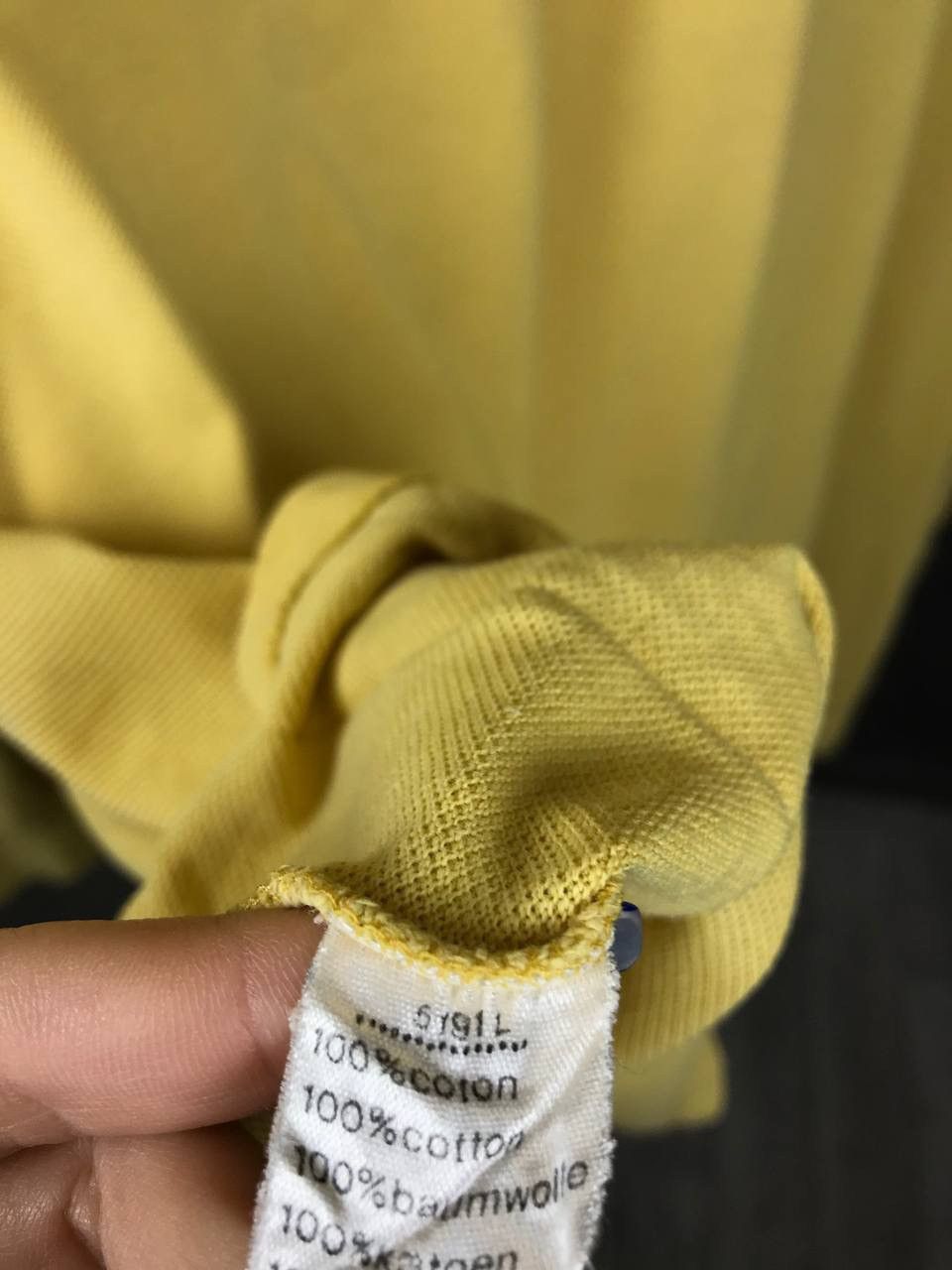 Lacoste Lacoste vintage luxury streetwear yellow polo longsleeve Size US XL / EU 56 / 4 - 4 Thumbnail