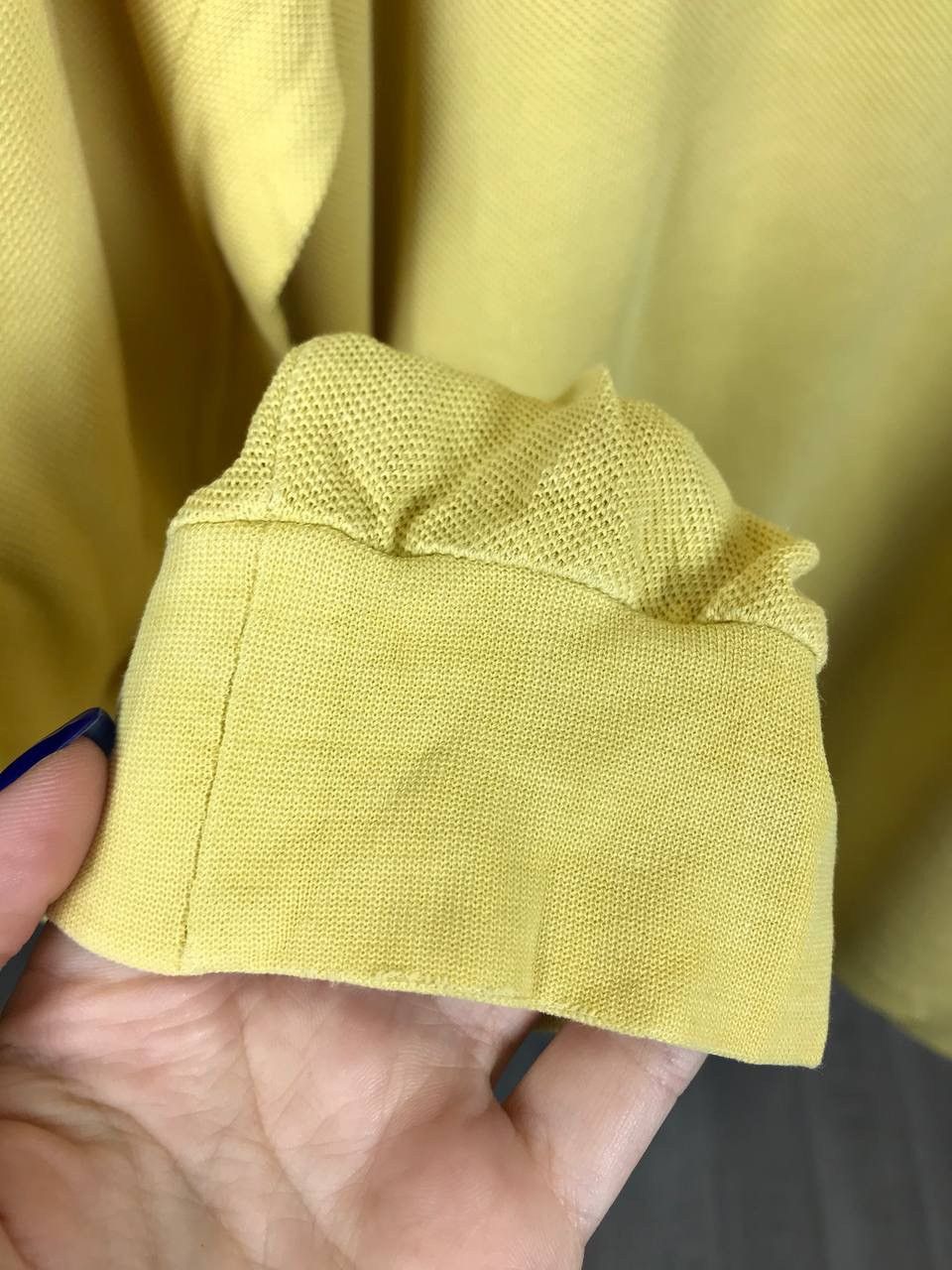 Lacoste Lacoste vintage luxury streetwear yellow polo longsleeve Size US XL / EU 56 / 4 - 7 Thumbnail