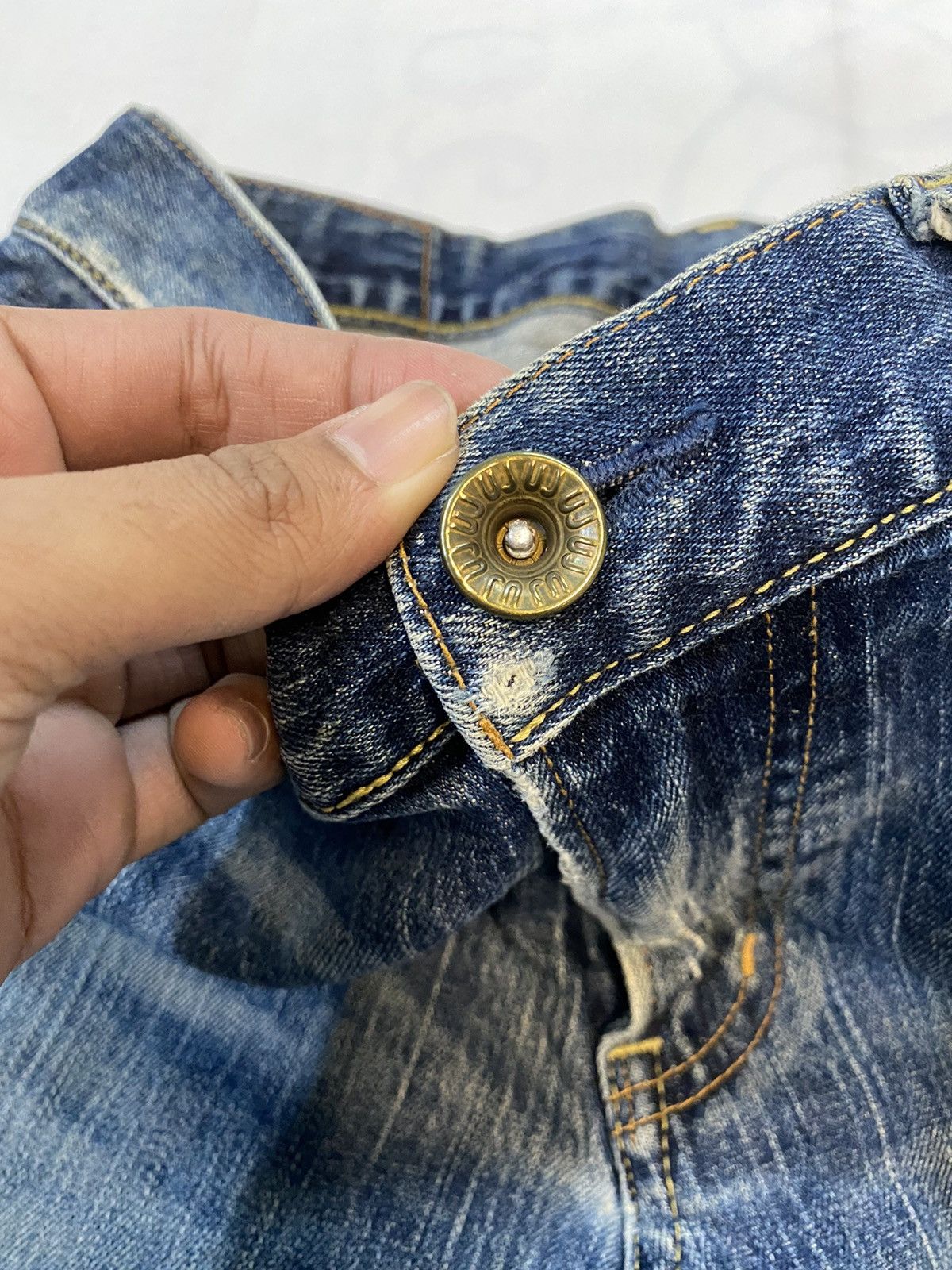 Japanese Brand × Uniqlo Uniqlo Uj Distressed Denim Jeans Size US 33 - 7 Thumbnail