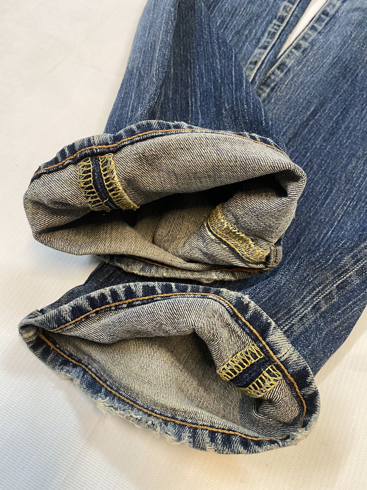 Japanese Brand × Uniqlo Uniqlo Uj Distressed Denim Jeans Size US 33 - 6 Thumbnail