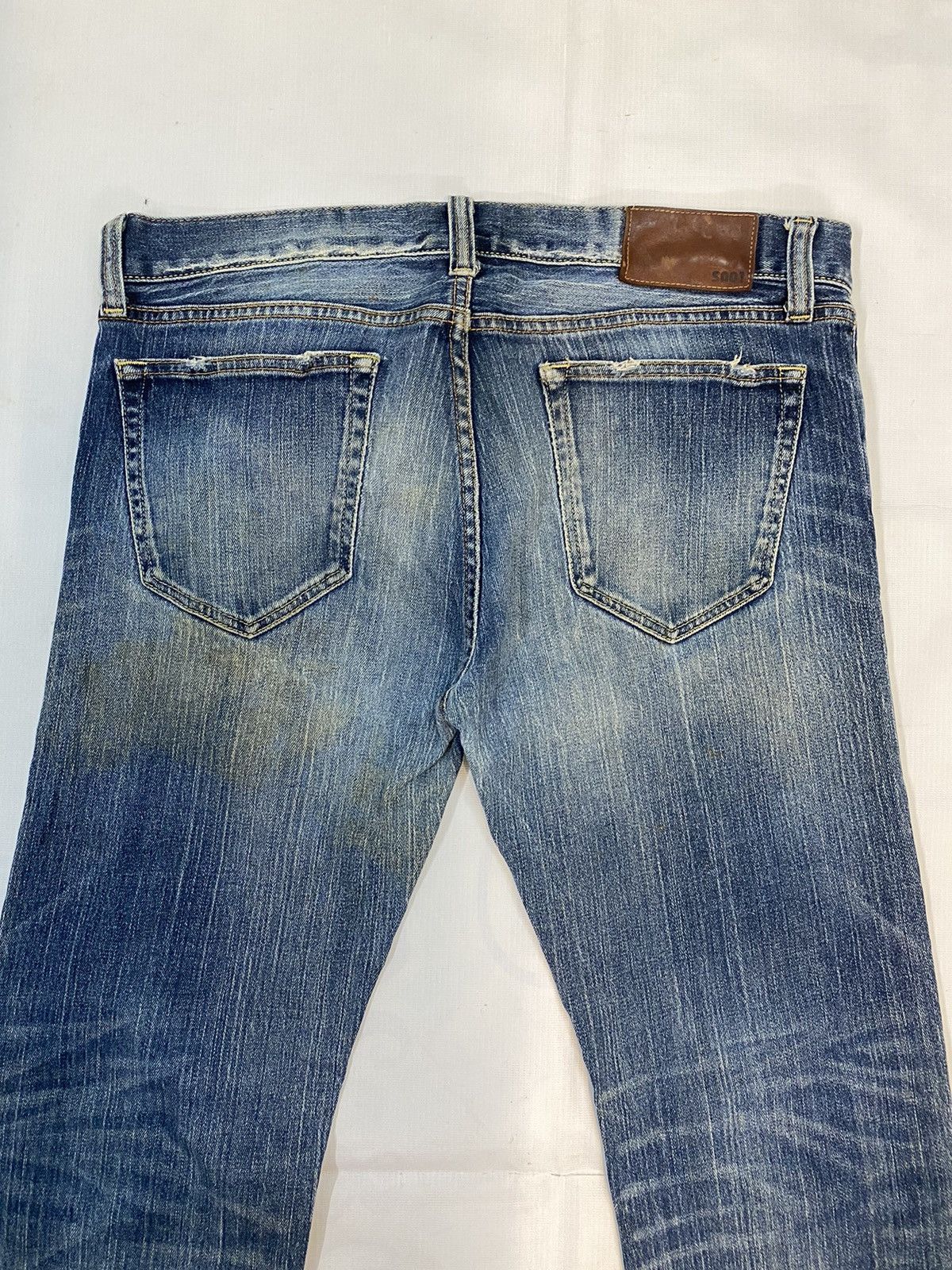 Japanese Brand × Uniqlo Uniqlo Uj Distressed Denim Jeans Size US 33 - 15 Thumbnail