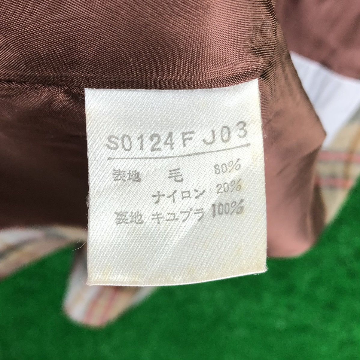 Japanese Brand Vintage 80's Wool Checkered Blazer Jacket by Pawder Japan Size US M / EU 48-50 / 2 - 15 Thumbnail