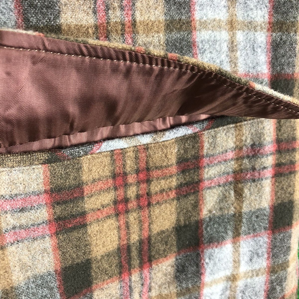 Japanese Brand Vintage 80's Wool Checkered Blazer Jacket by Pawder Japan Size US M / EU 48-50 / 2 - 11 Thumbnail