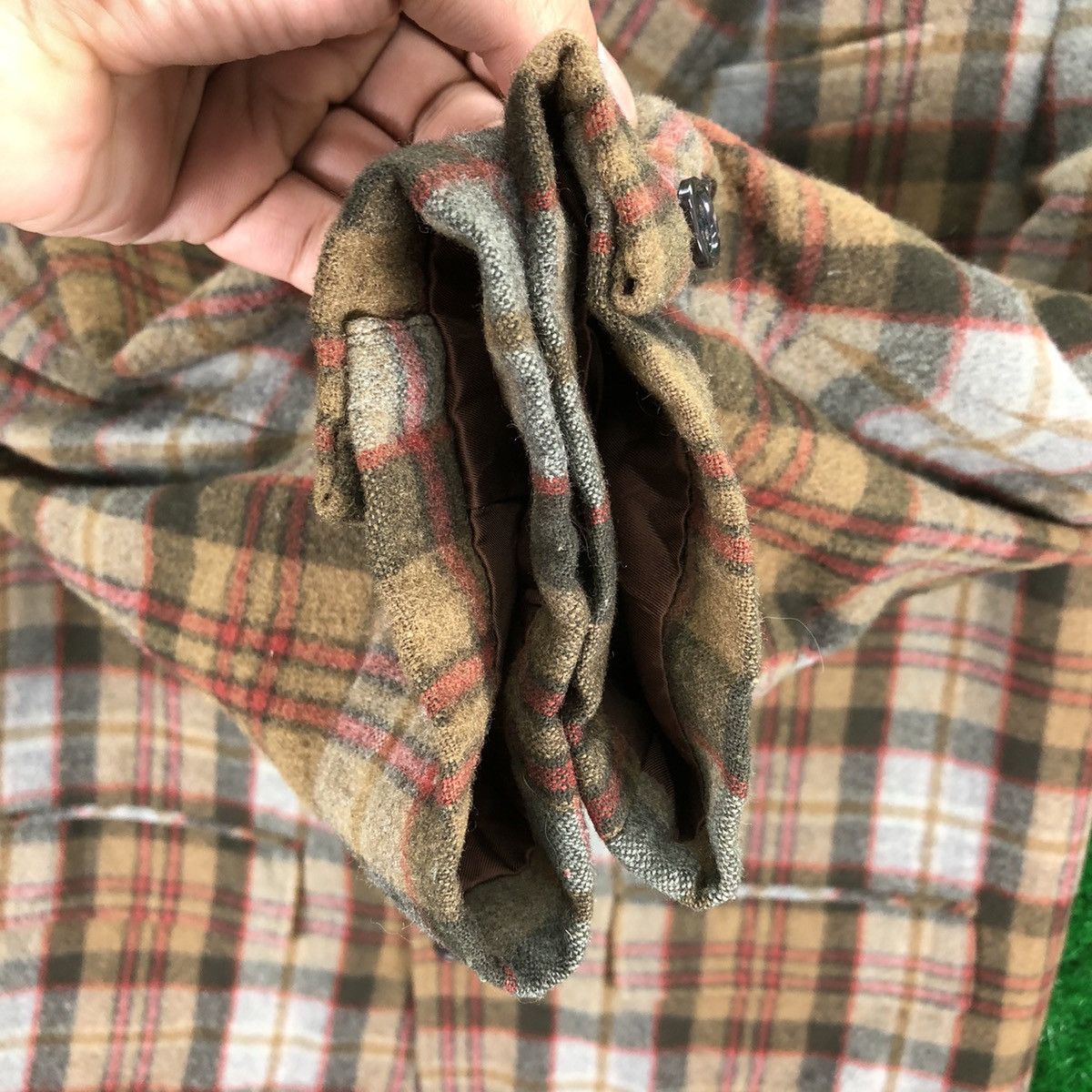 Japanese Brand Vintage 80's Wool Checkered Blazer Jacket by Pawder Japan Size US M / EU 48-50 / 2 - 12 Thumbnail